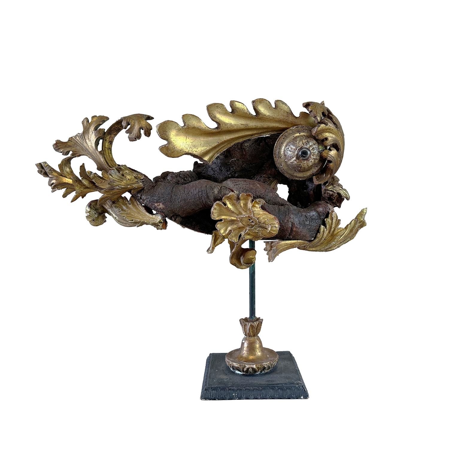 18th Century Baroque Gilded Wooden Fish