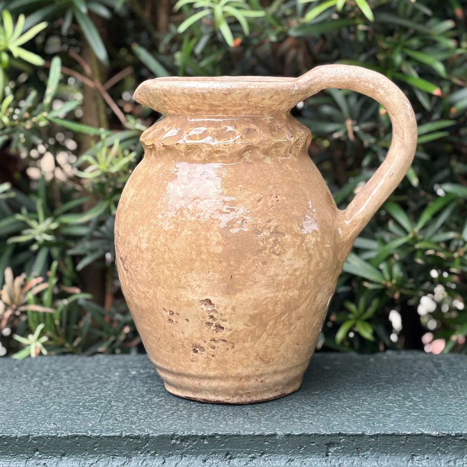 Medium Provencal Pitcher Hand Crafted in Terra Cotta