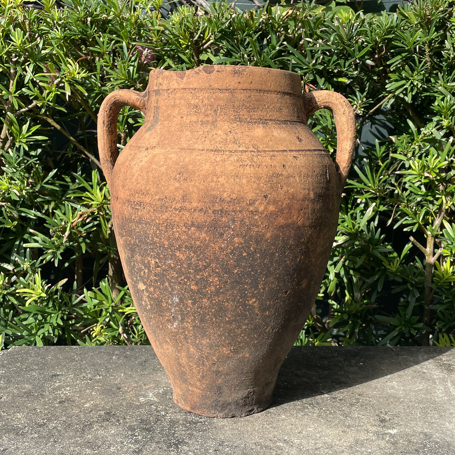 Traditional European Terracotta Oil Vessel