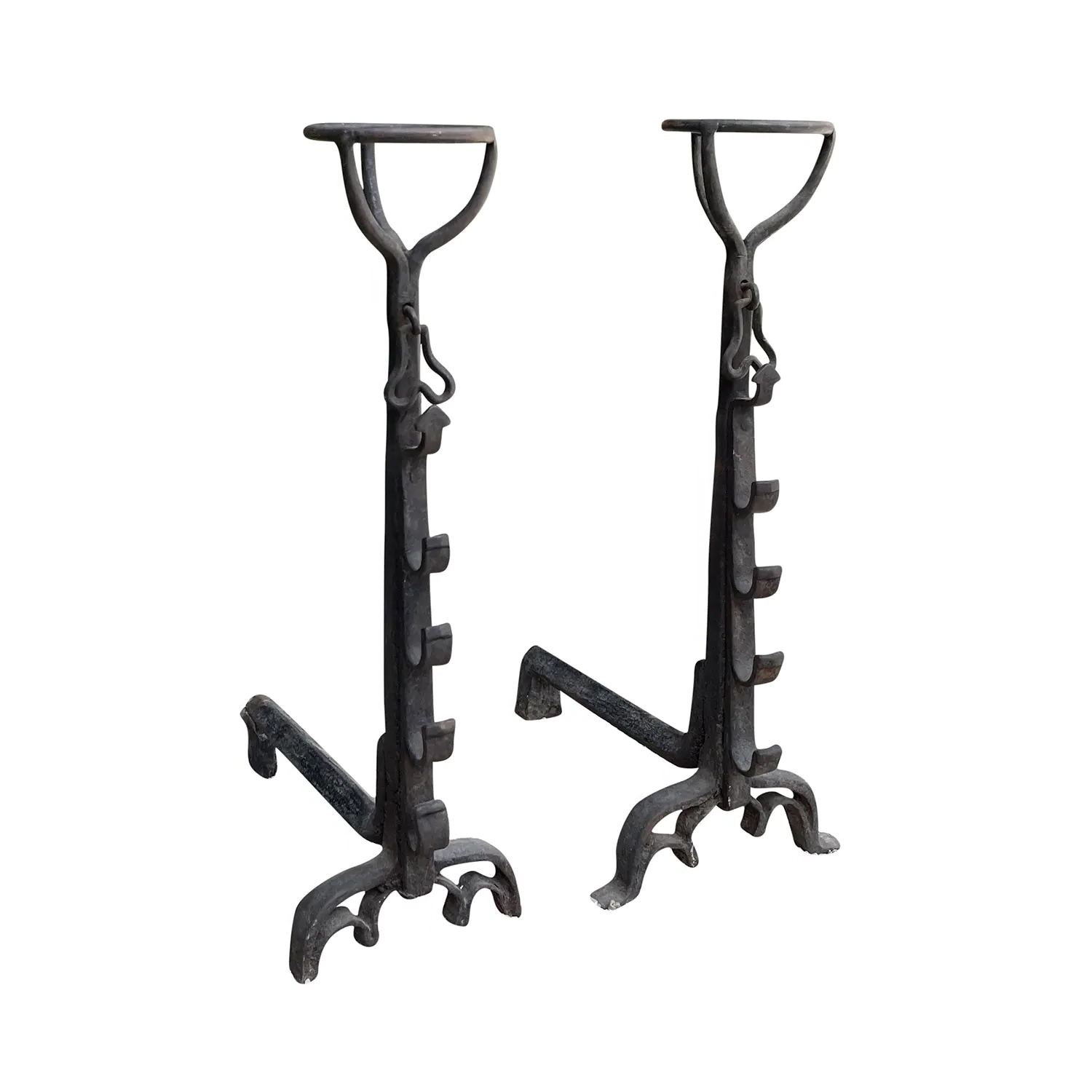 Pair of Late 18th Century Andirons