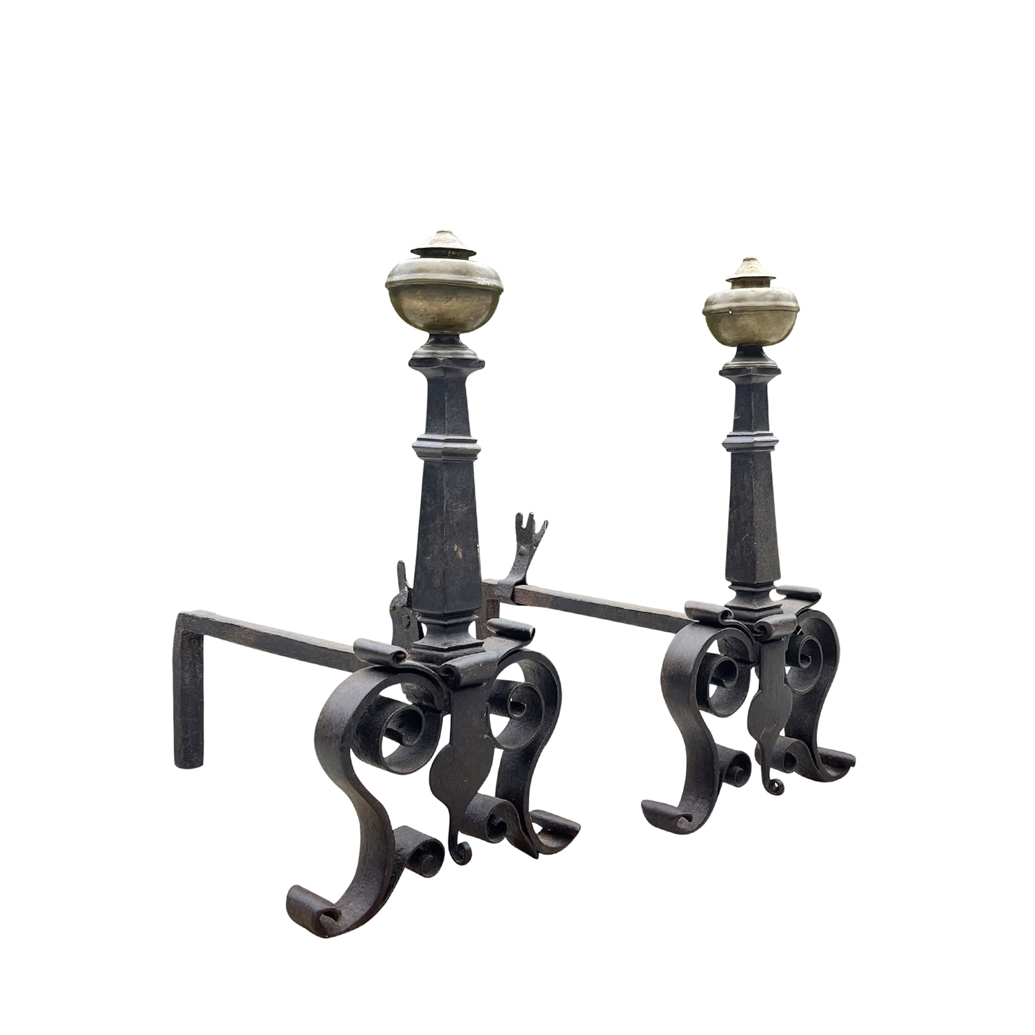 Pair of Aven Firedogs