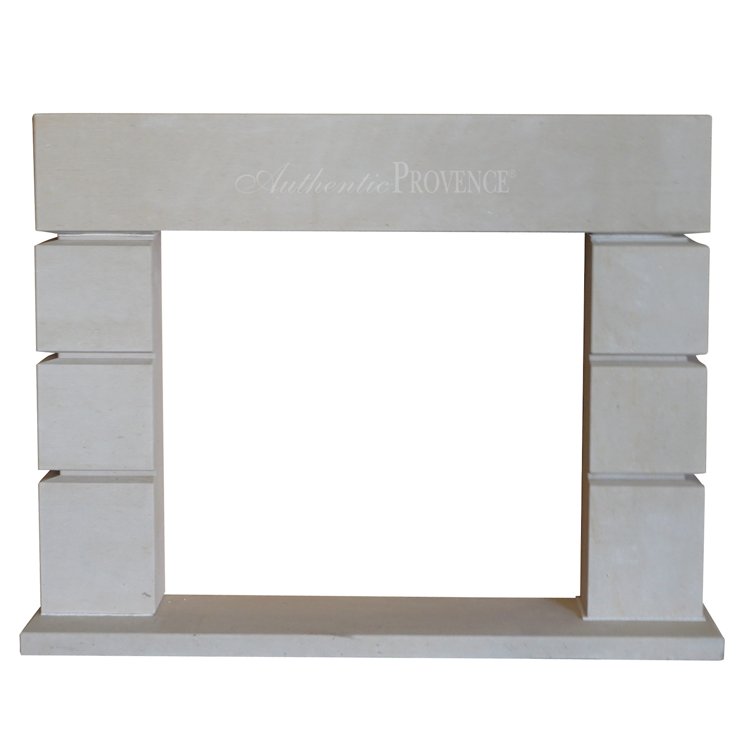 Contemporary French Limestone Fireplace Surround Brioude