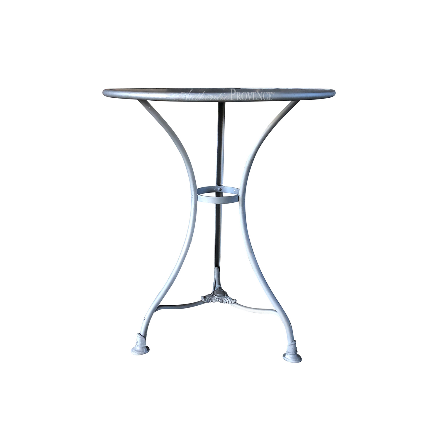 French Aubin Bistro Table in Metal