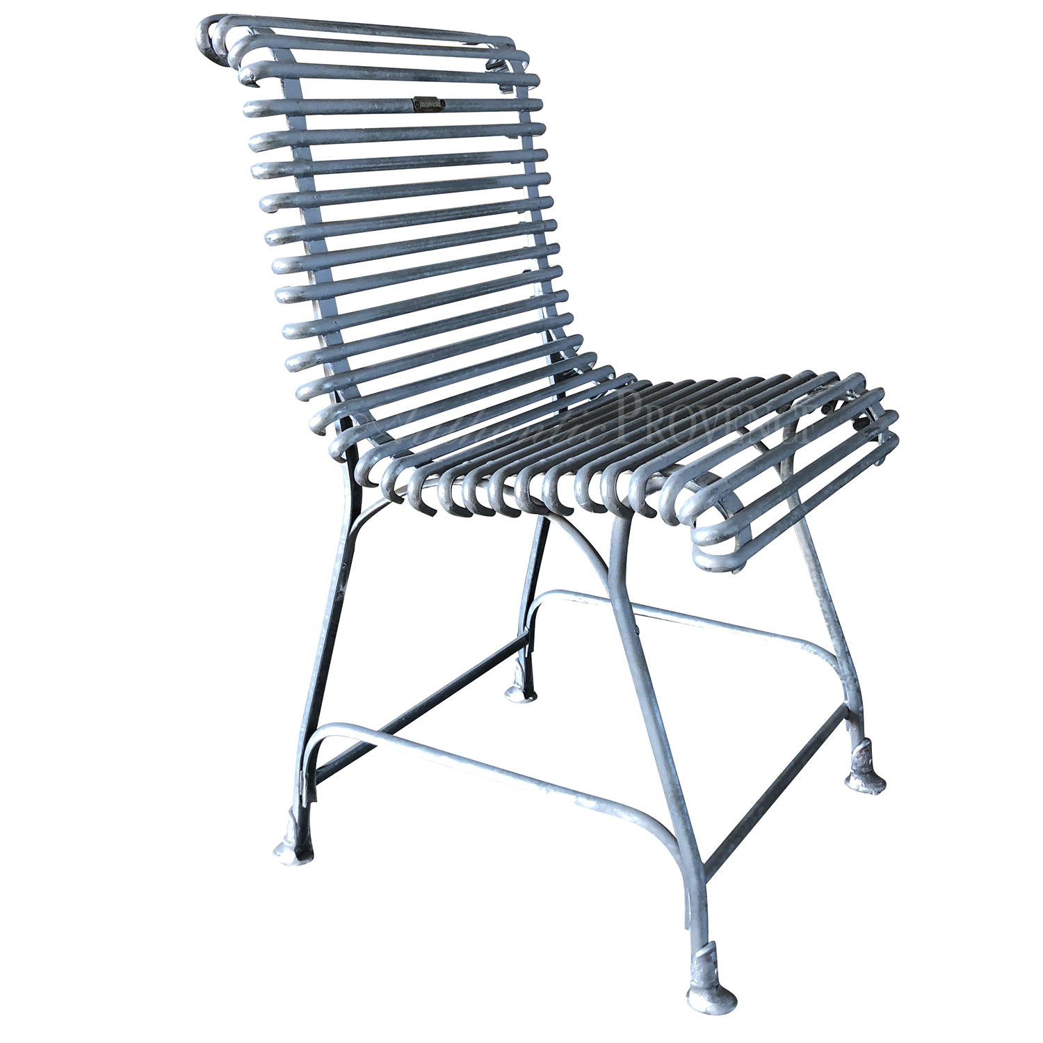 Cahors Garden Chair in Galvanized Metal