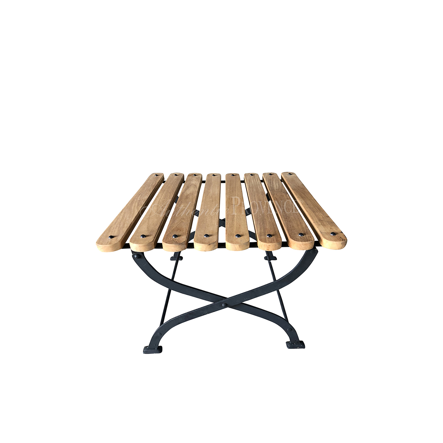 Abella Garden Low Garden Table in Teak and Metal
