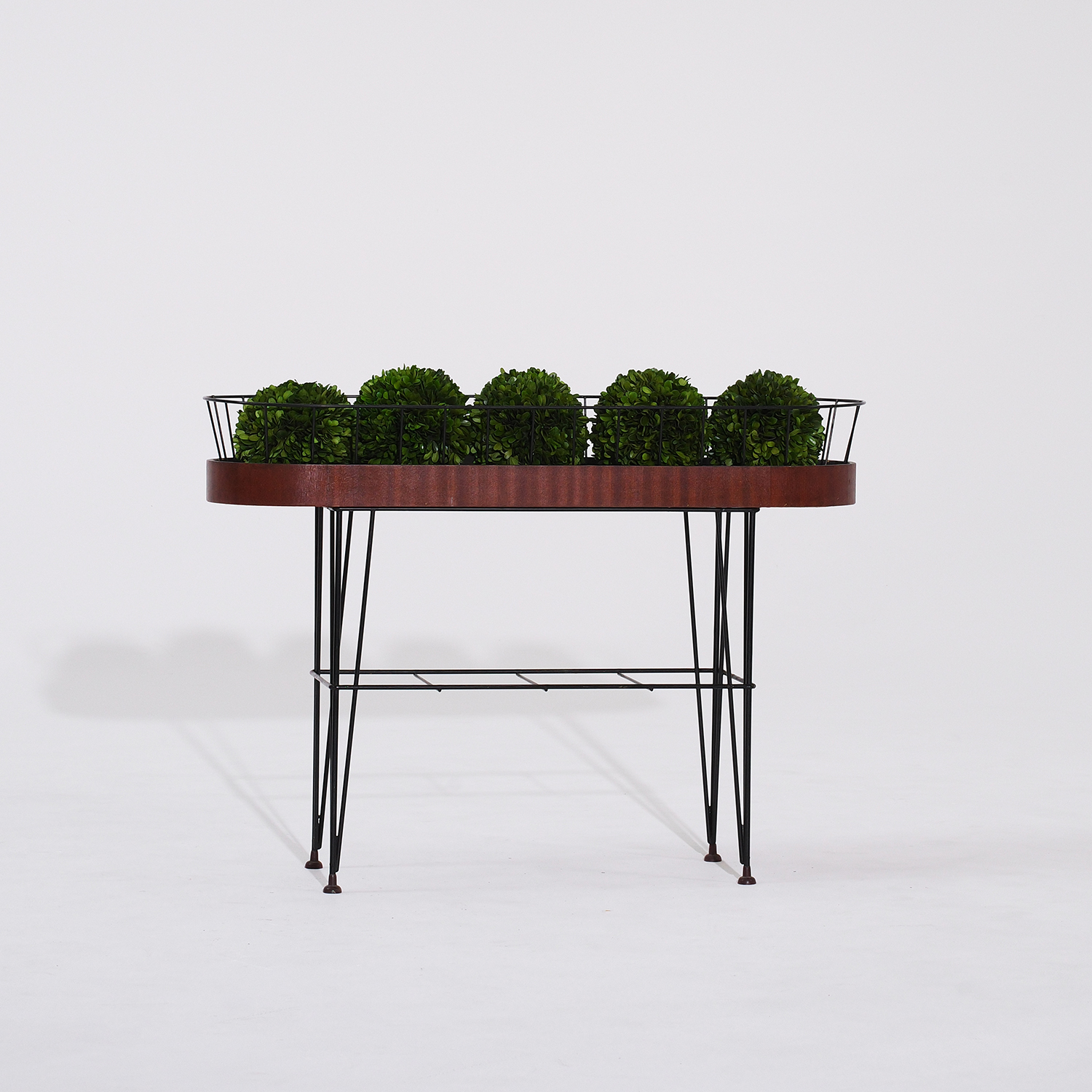 20th Century Danish Vintage Scandinavian Metal Plant Stand