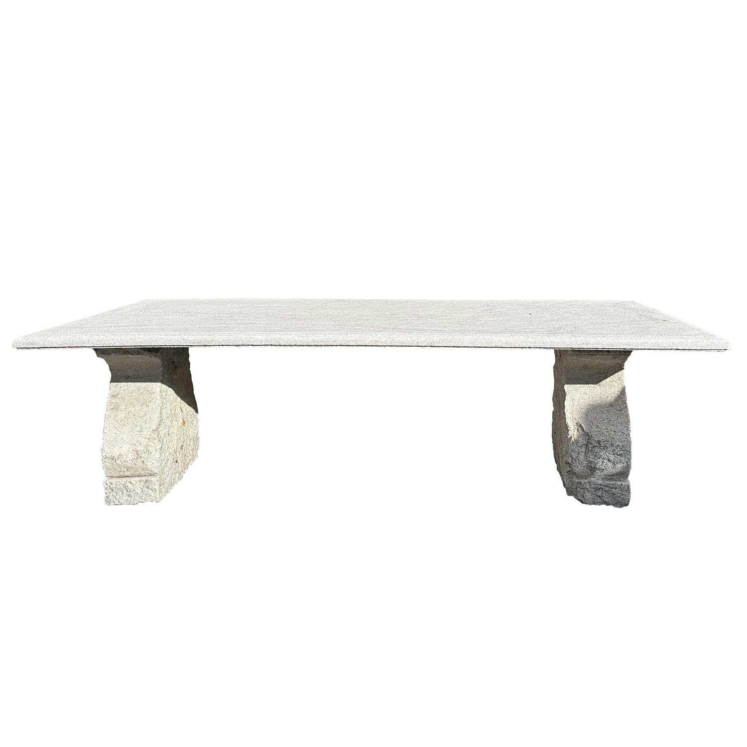 Vintage French Table Provencal carved in Natural Orthoclase Stone