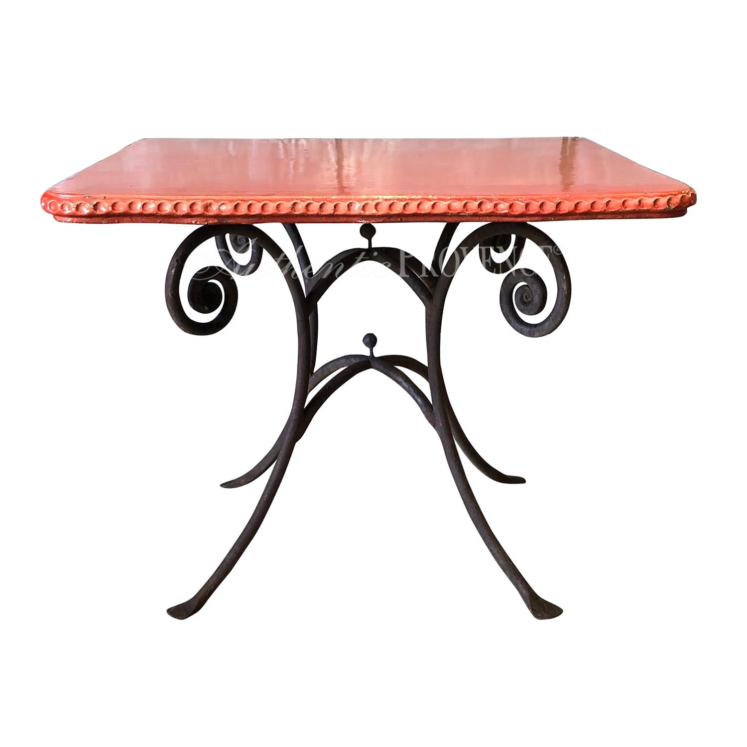Classique Square Table Red