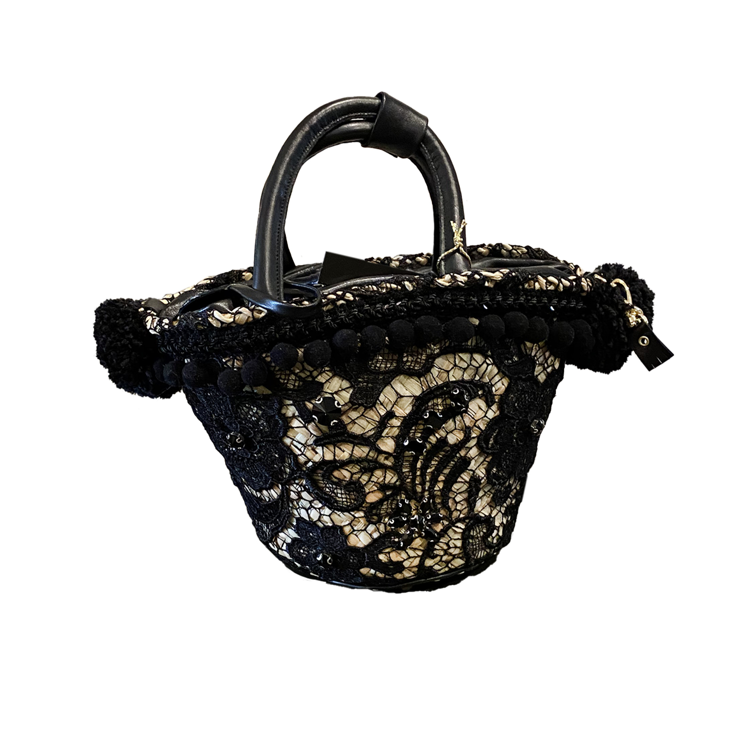 Italian Couture Handbag: Baby Coffa – Macrame