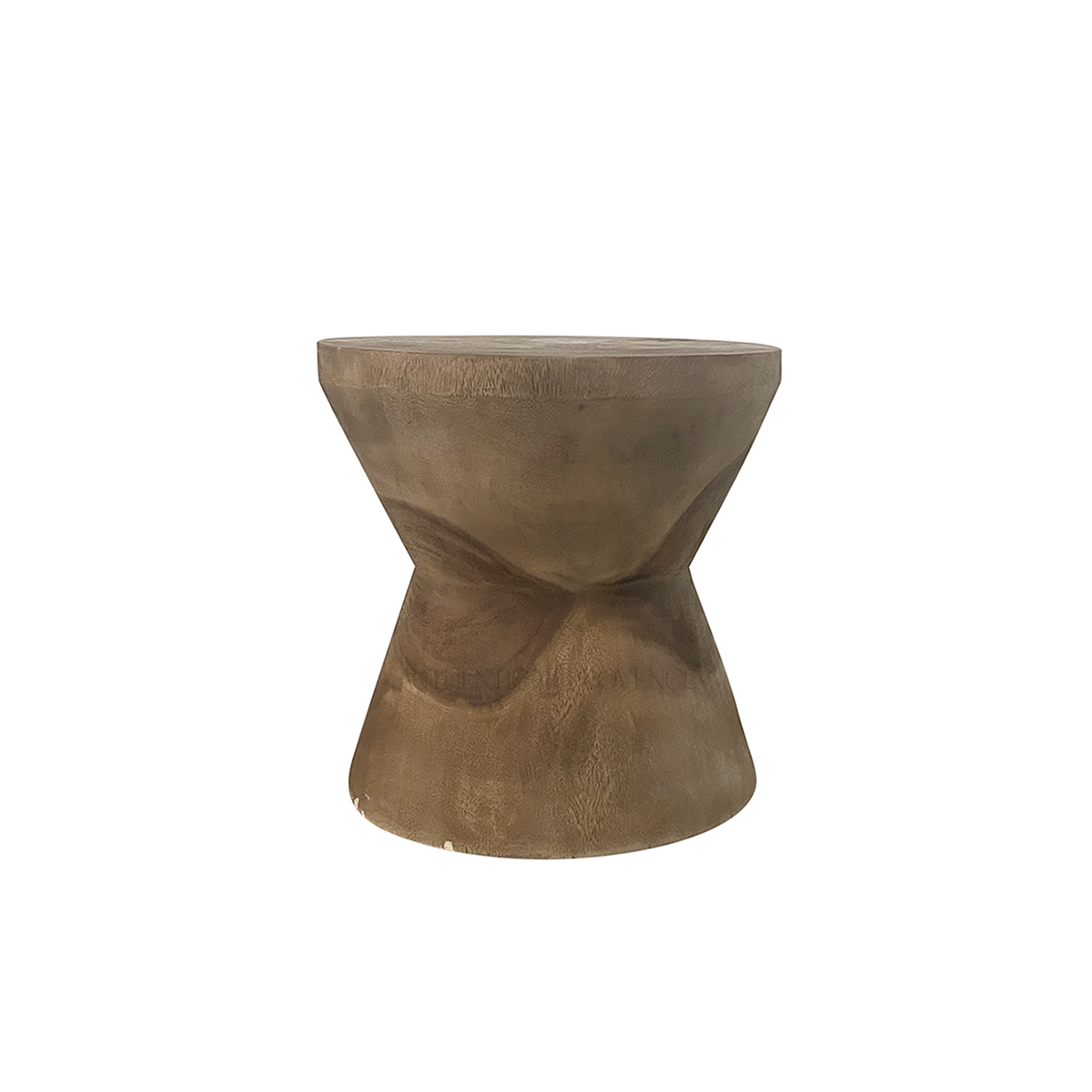 Tropical Wood Stool Hourglass