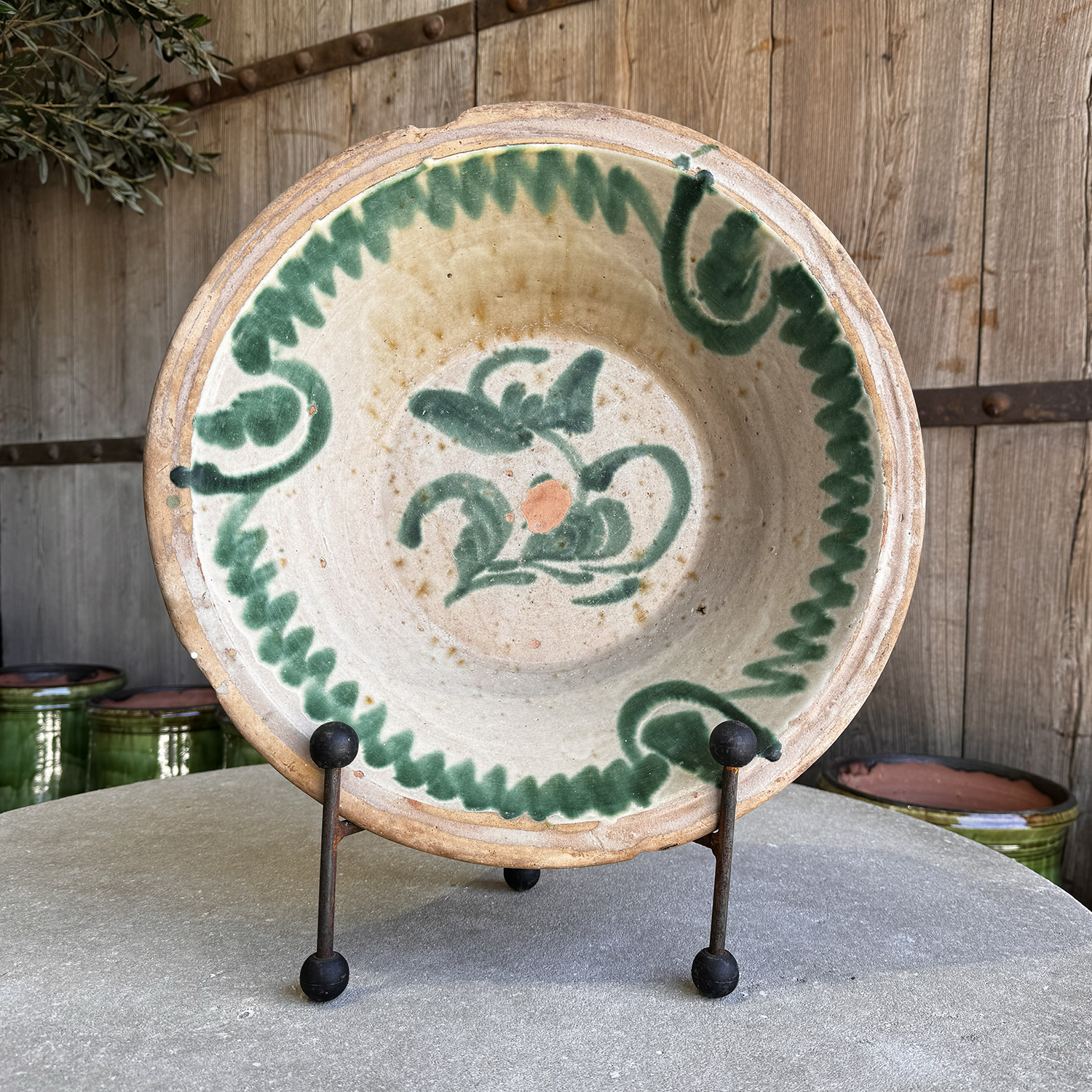 19th Century Spanish Small Lebrillo Bowl