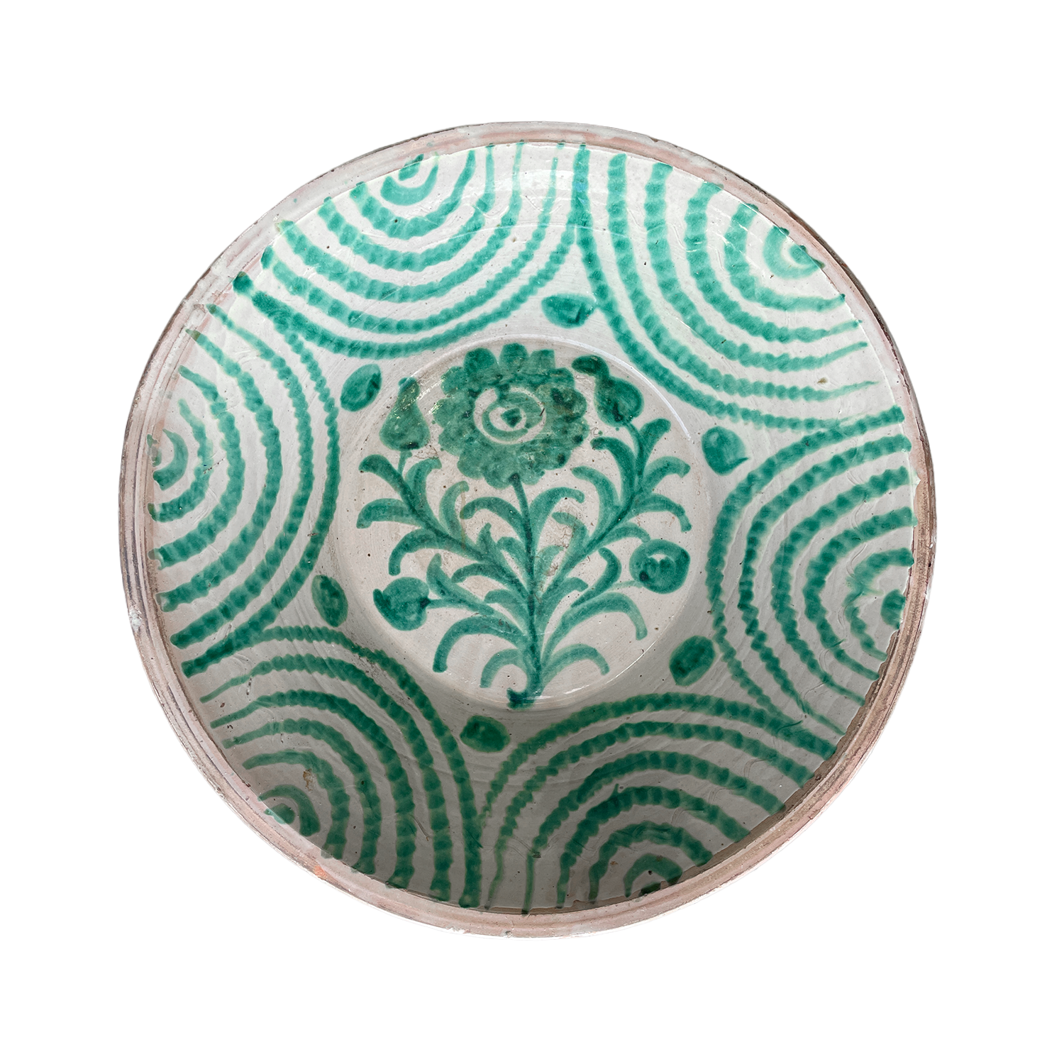 Antique Terracotta Lebrillo Bowl