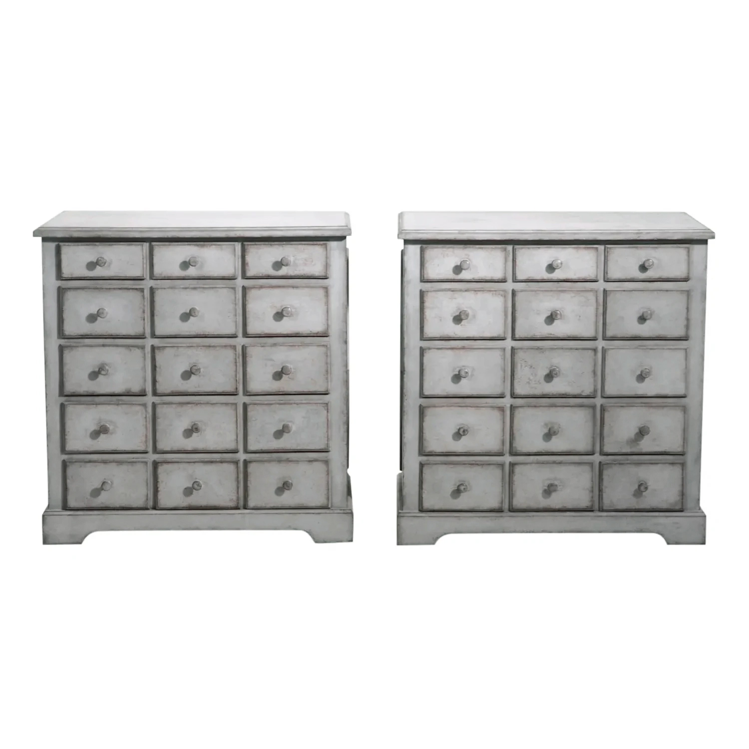 19th Century Swedish Pair of Oak Pharmacy Desks – Antique Apothecary Cabinets