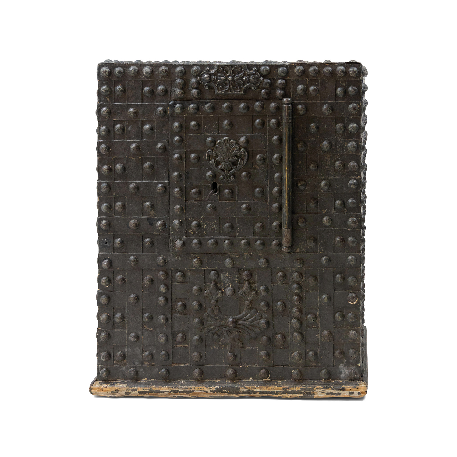 18th Century Black French Iron Safe – Antique Cassa Forte