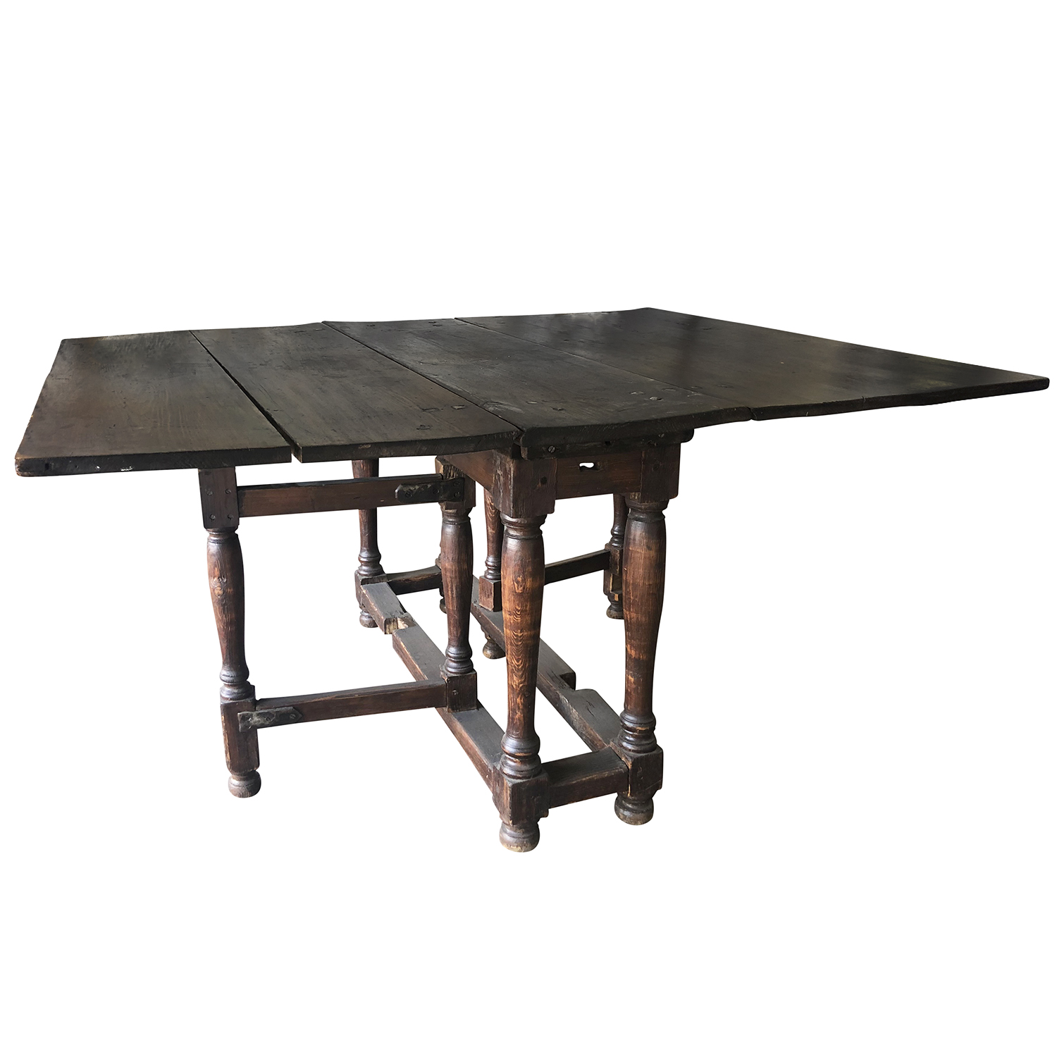18th Century French Rustic Walnut Drop-Leaf Table – Antique Farmhouse Table