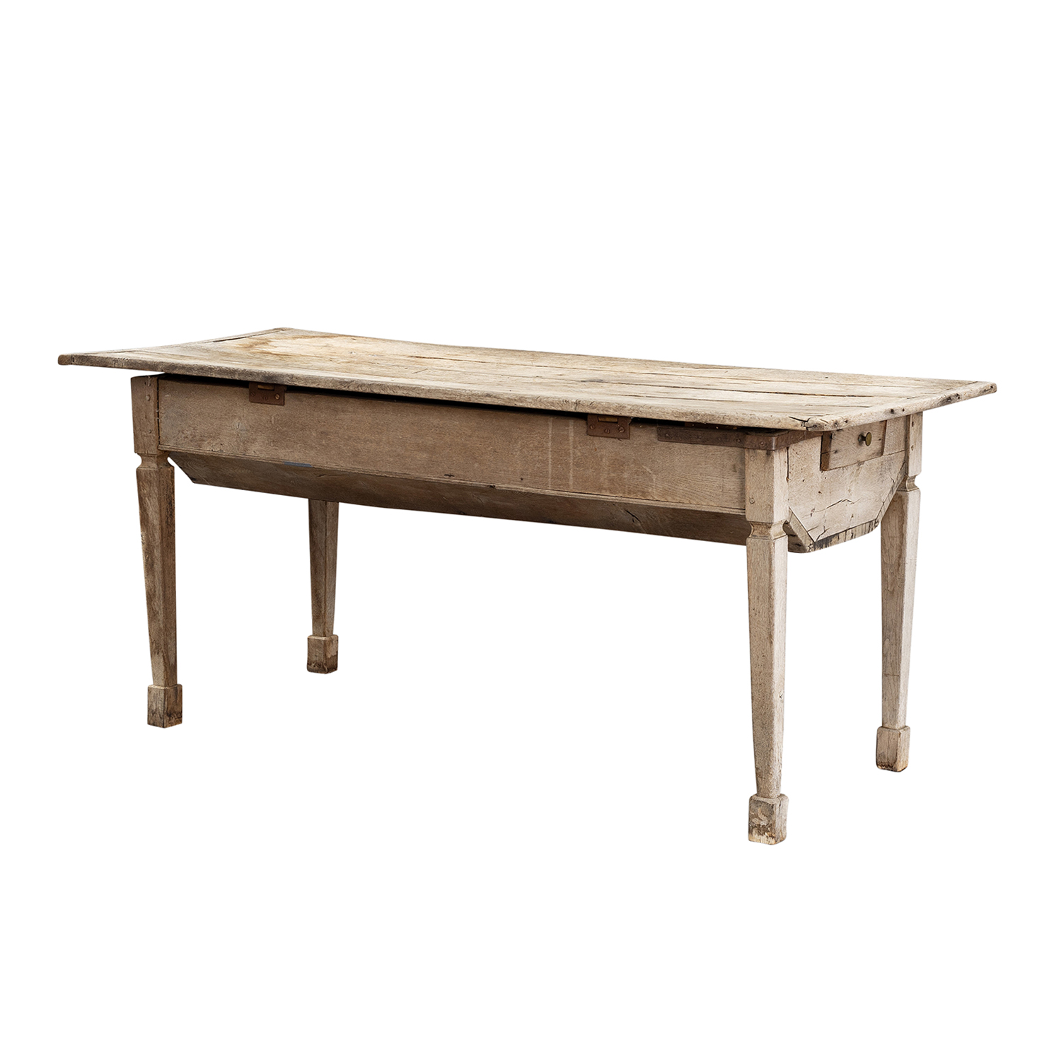 19th – 20th Century Swedish Gustavian Farm, Kitchen Folding Pinewood Table