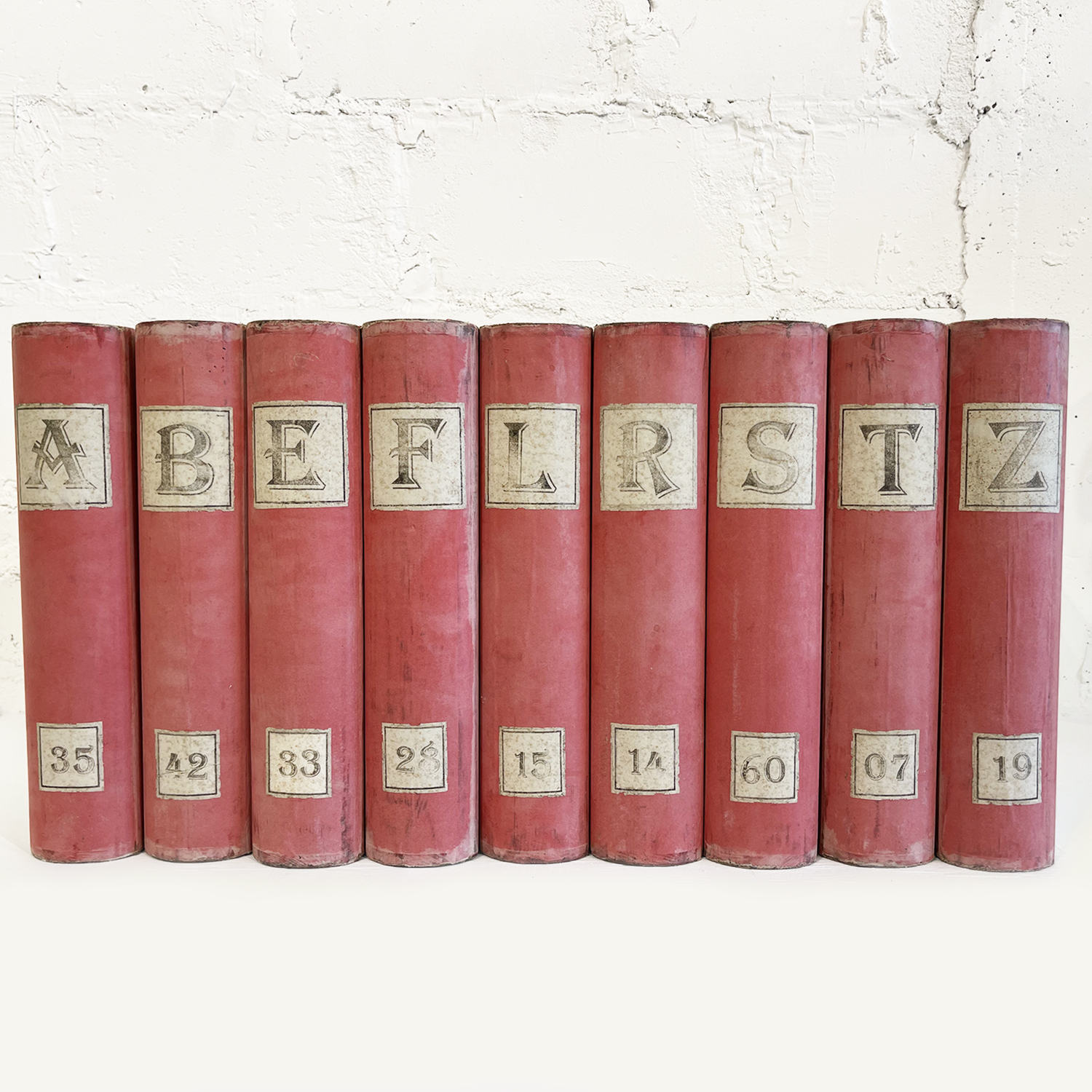 Red Vintage Decor Book