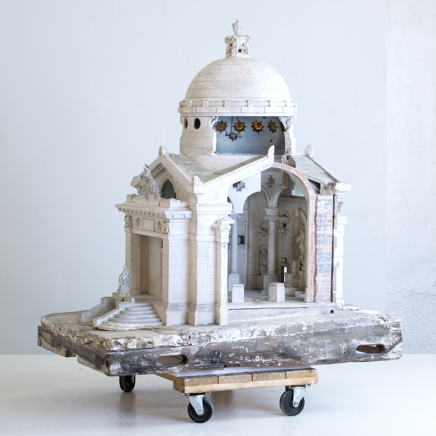 20th Century Italian Large Parisian Plaster Model Capitol by Antonio Maria Morera