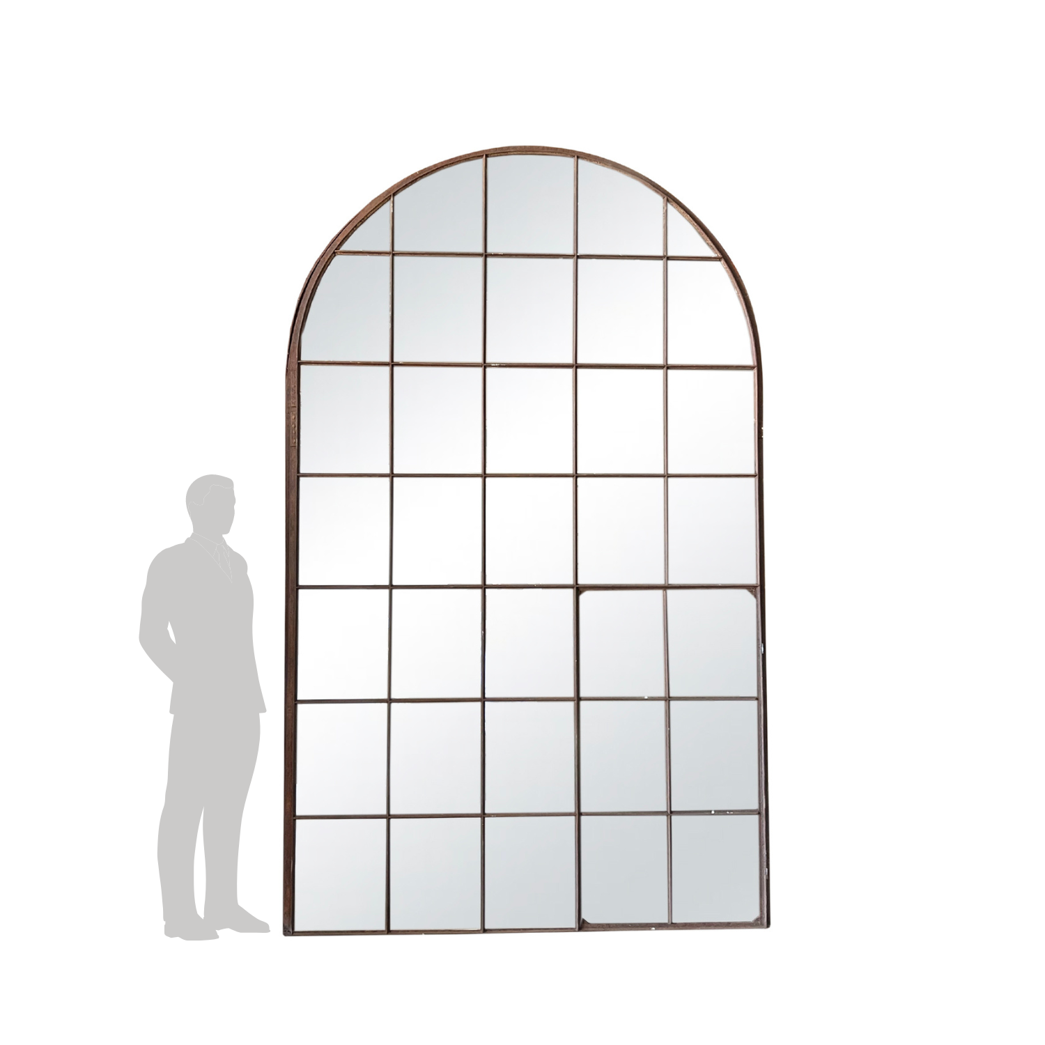 Set of Four Orangerie Mirrors circa 1835