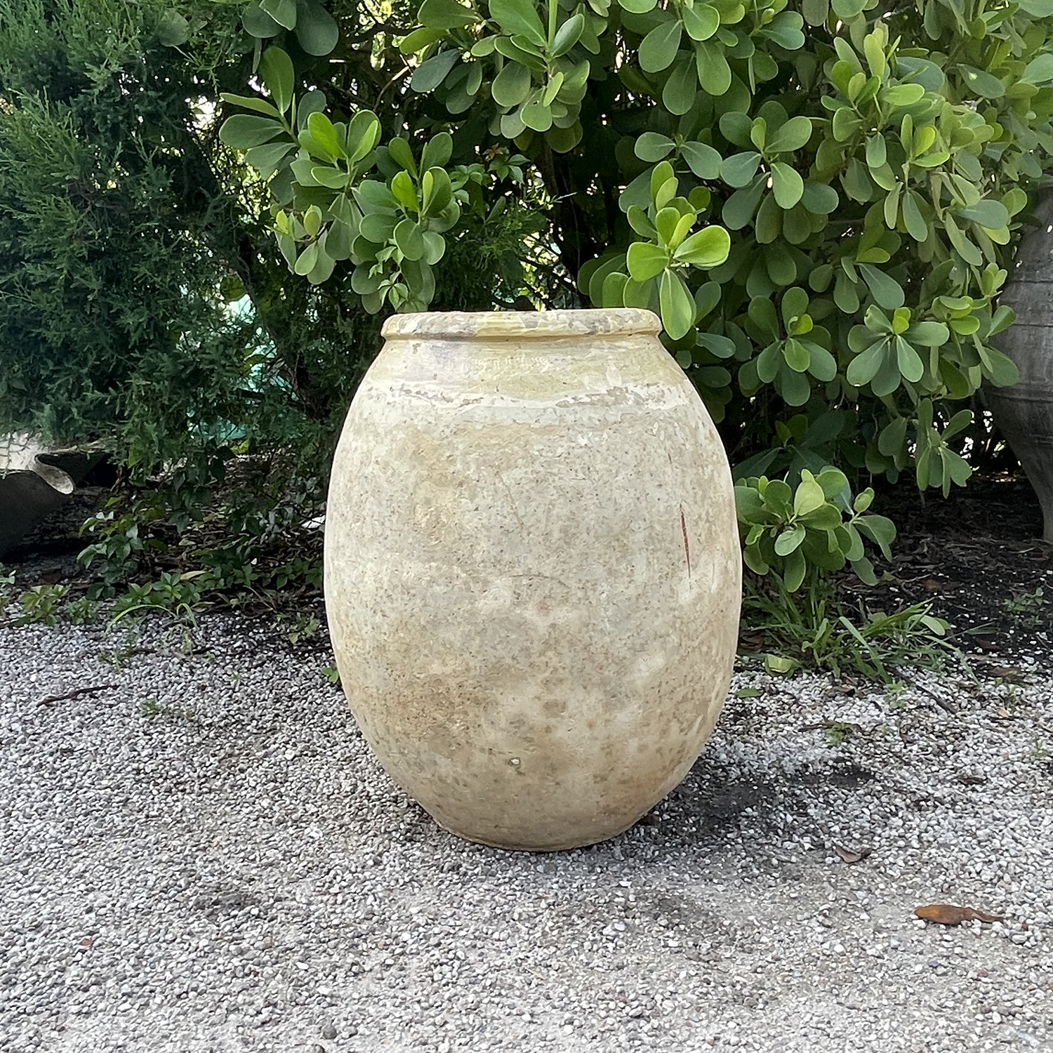 Late 18th /19th century Biot Olive Jar in earthenware from Provence