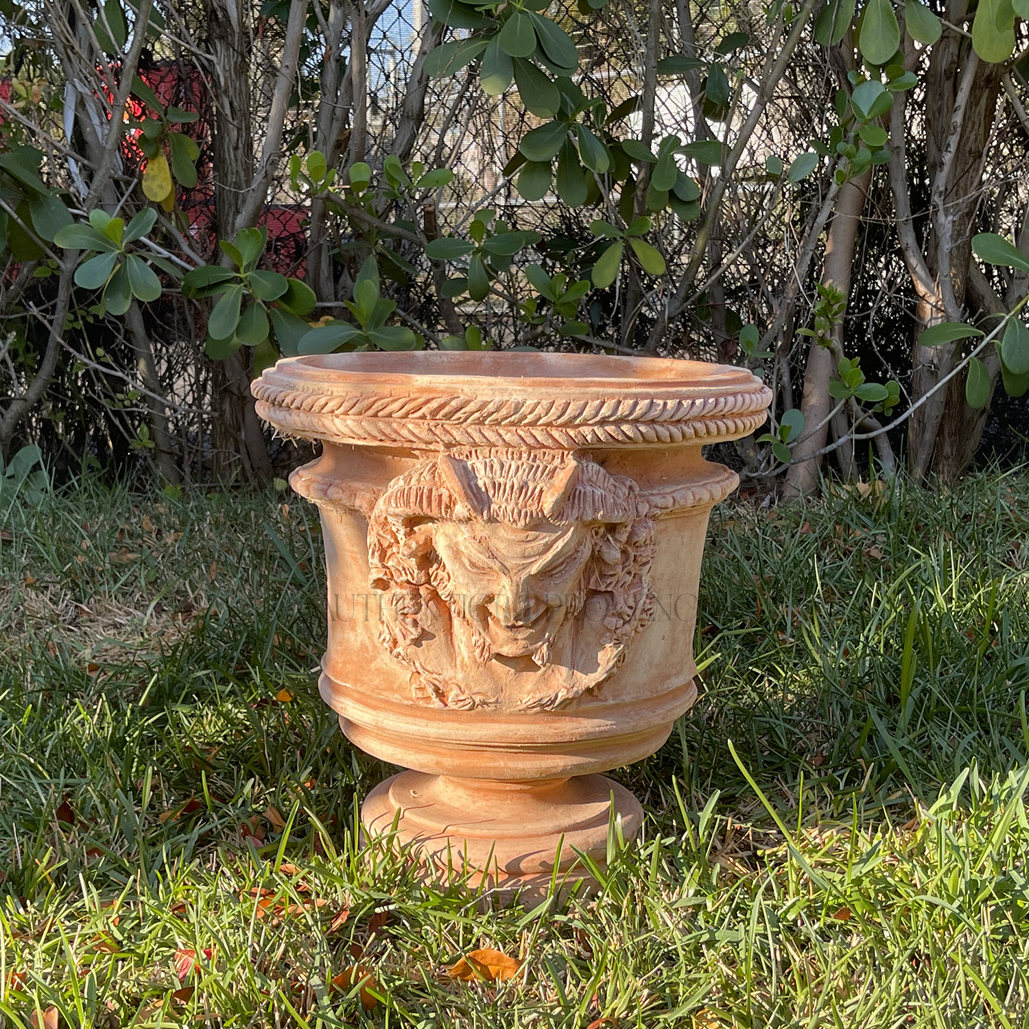 Pair of Satyr Garden Jardinières