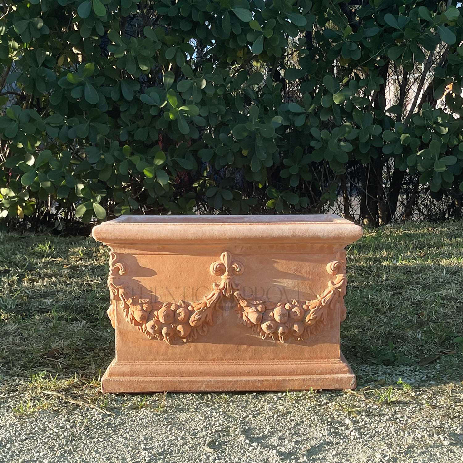 Tuscan Trough with Swags