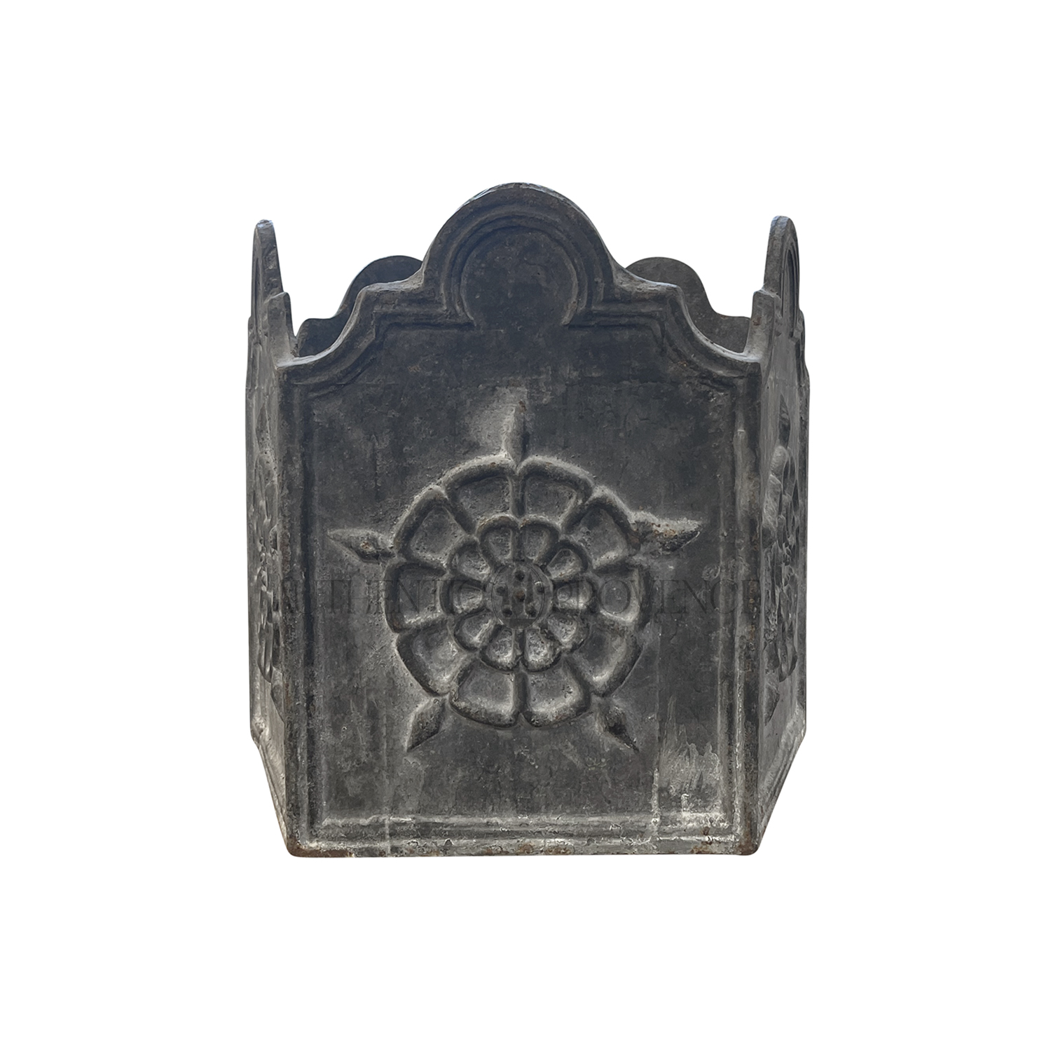 Pentagon Shaped Cast Iron Planter from England