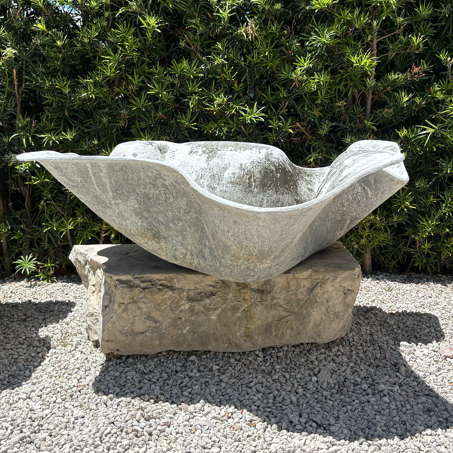 20th Century Swiss Vintage Elephant Ear Garden Planter by Willy Guhl & Eternit