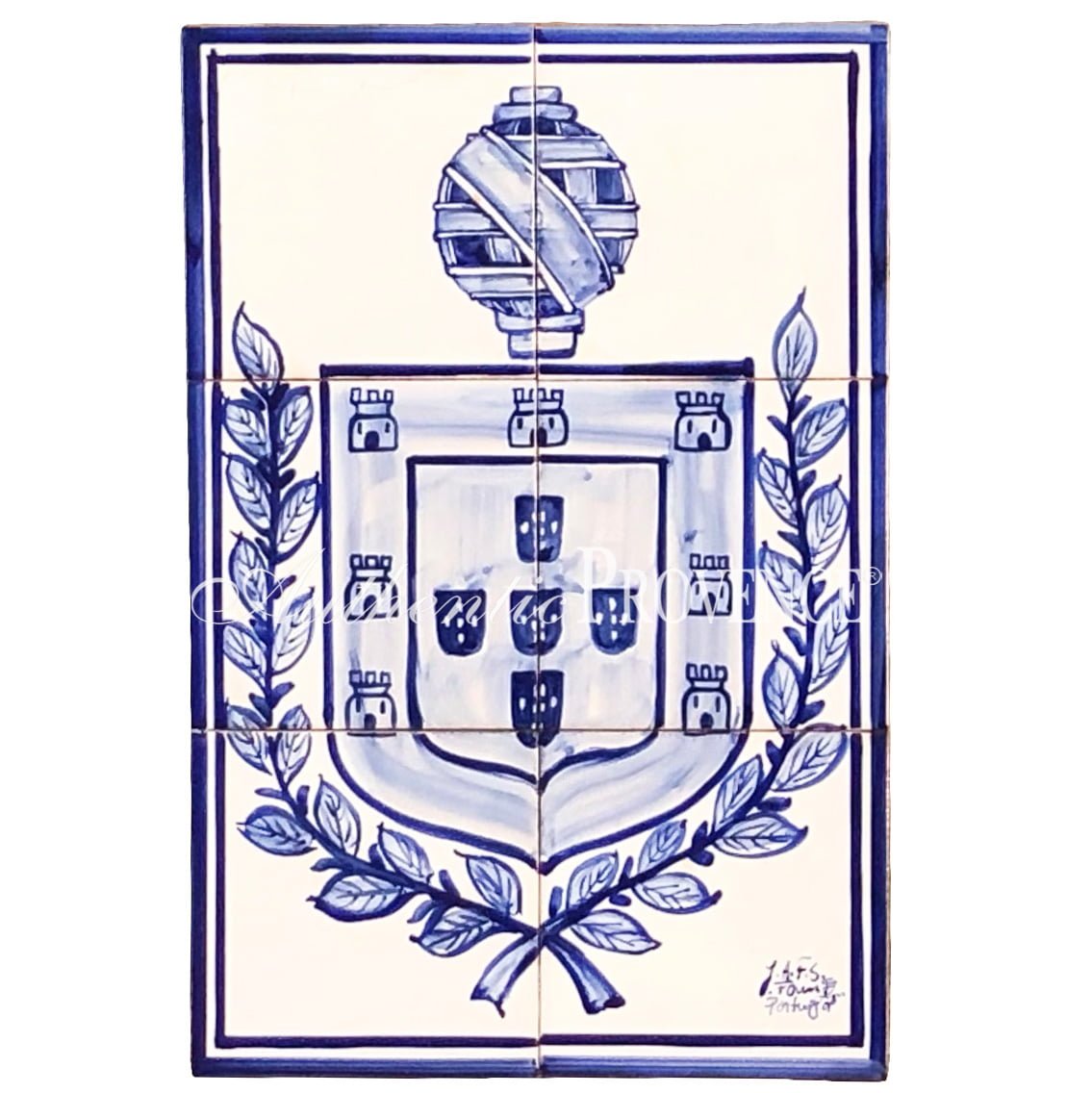 Hand painted Azulejos Tile Décor Sintra from Portugal