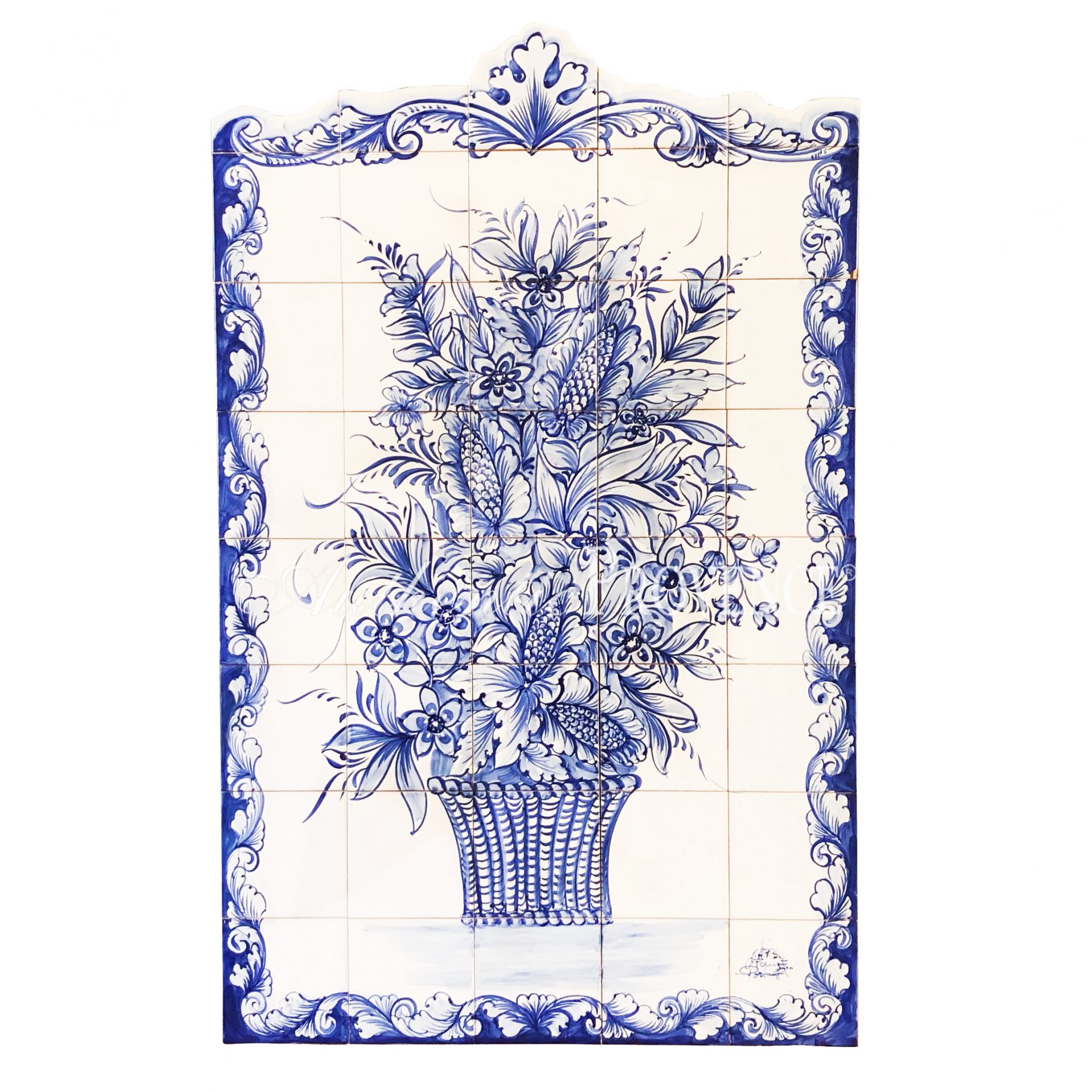 Azulejos Tile Wall Décor Obidos from Portugal