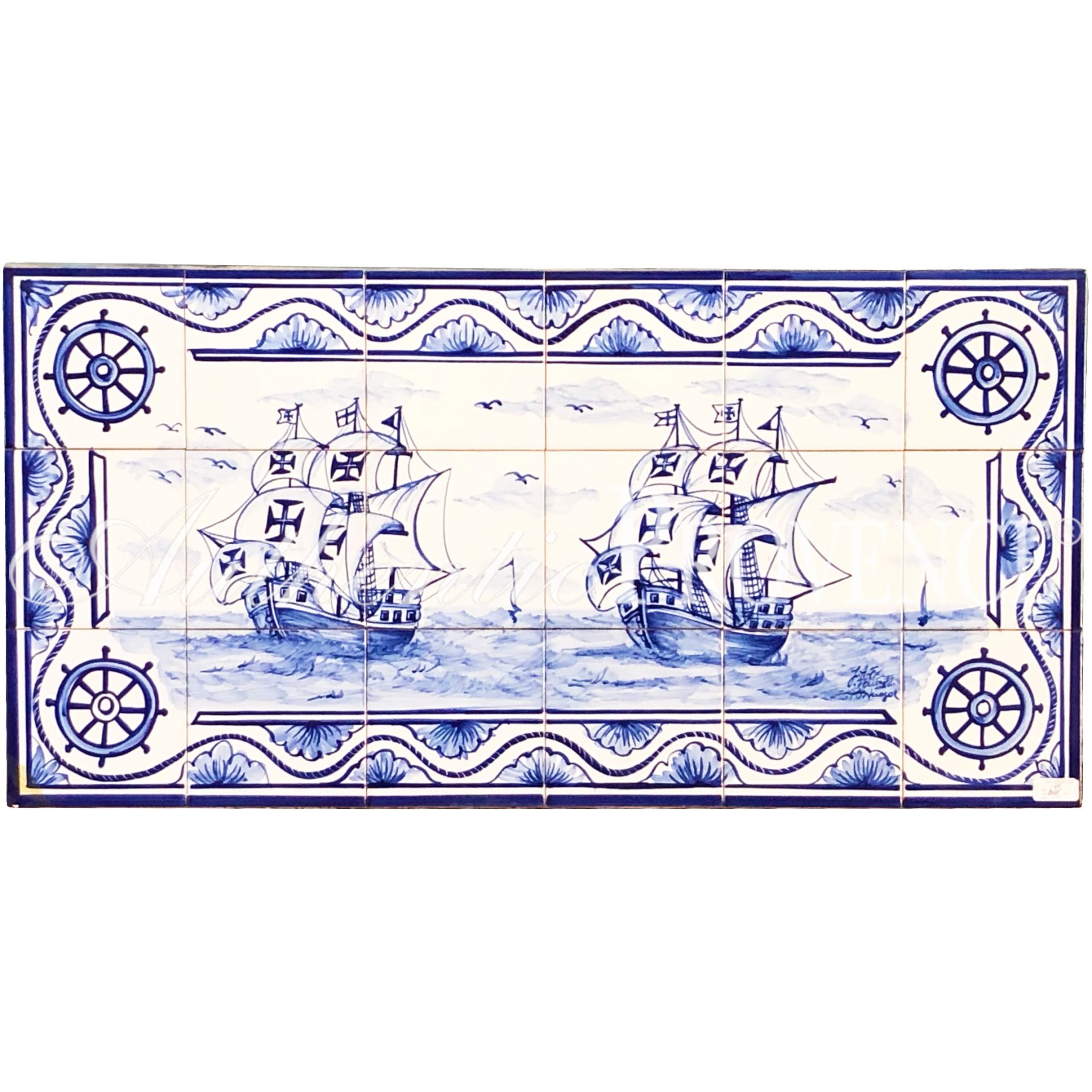 Azulejos Tile Wall Décor Botinas from Portugal
