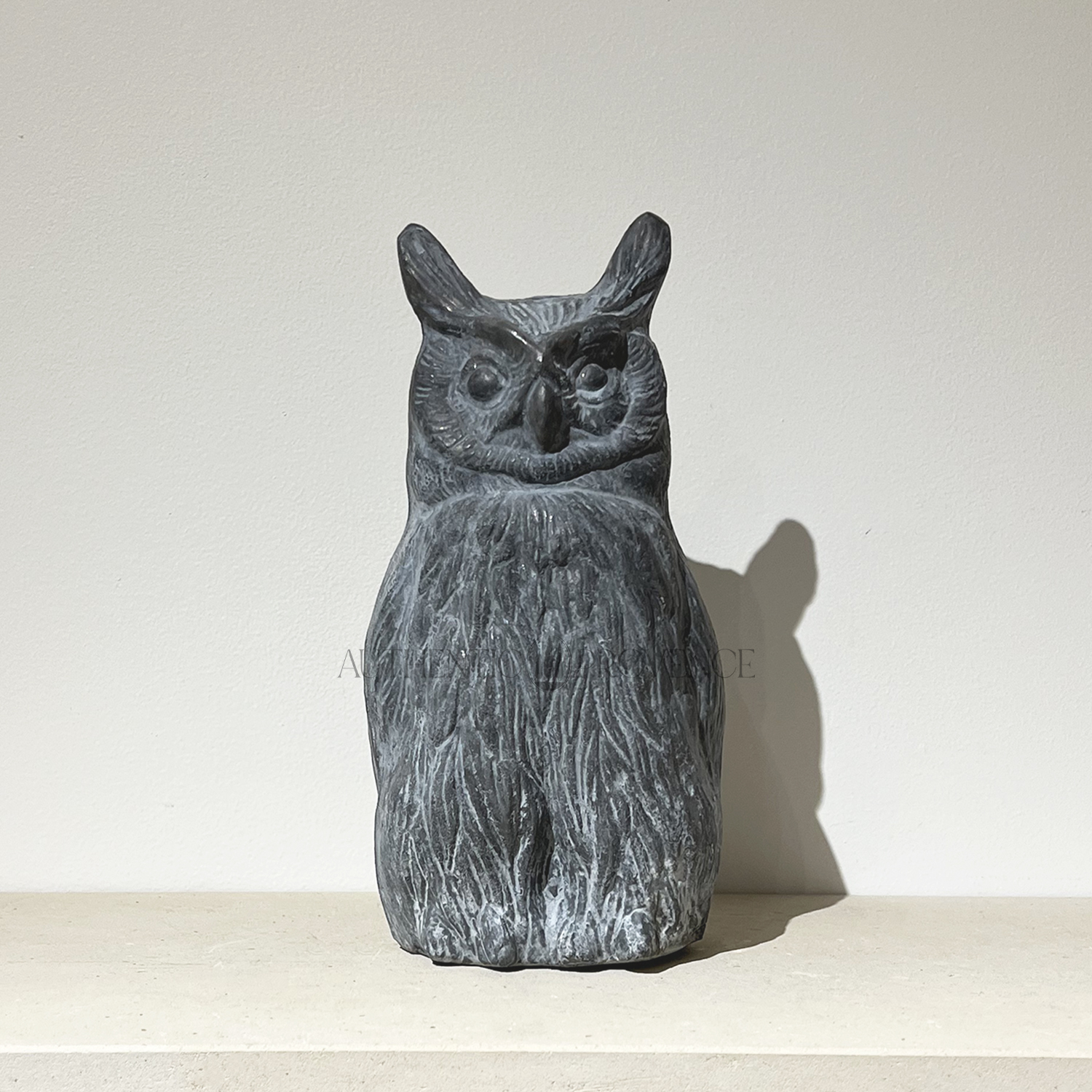 Roosting Owl Statuette