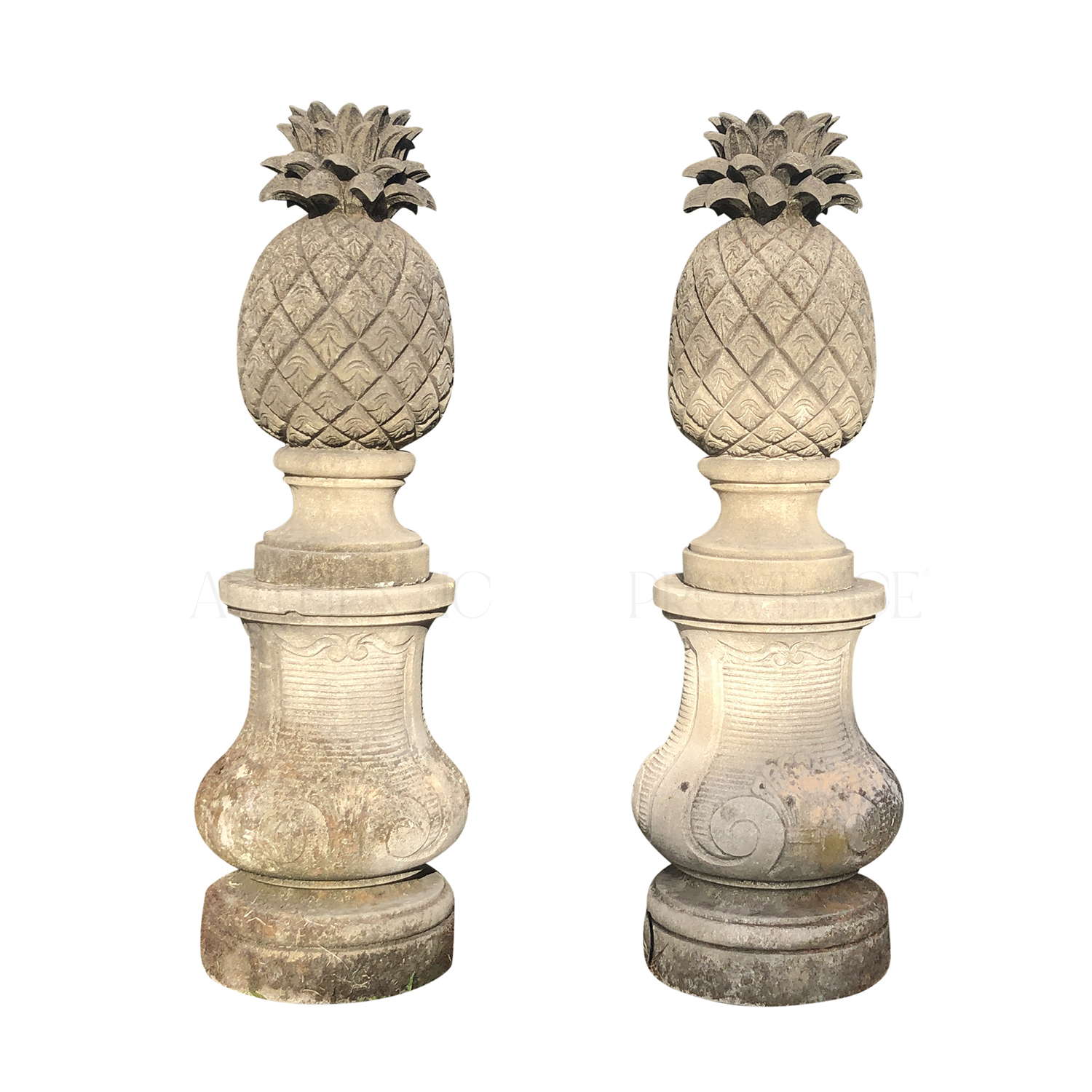 Pair of Ananas Finials from Italy