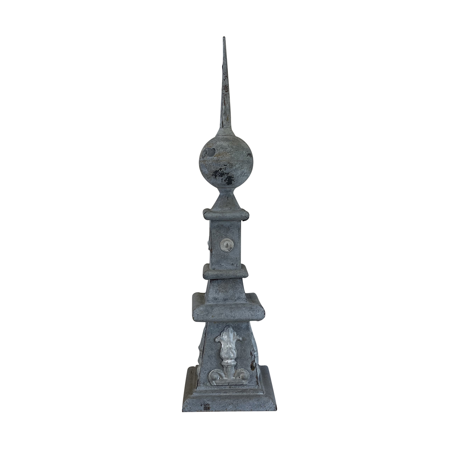 19th Century French Zinc Finial