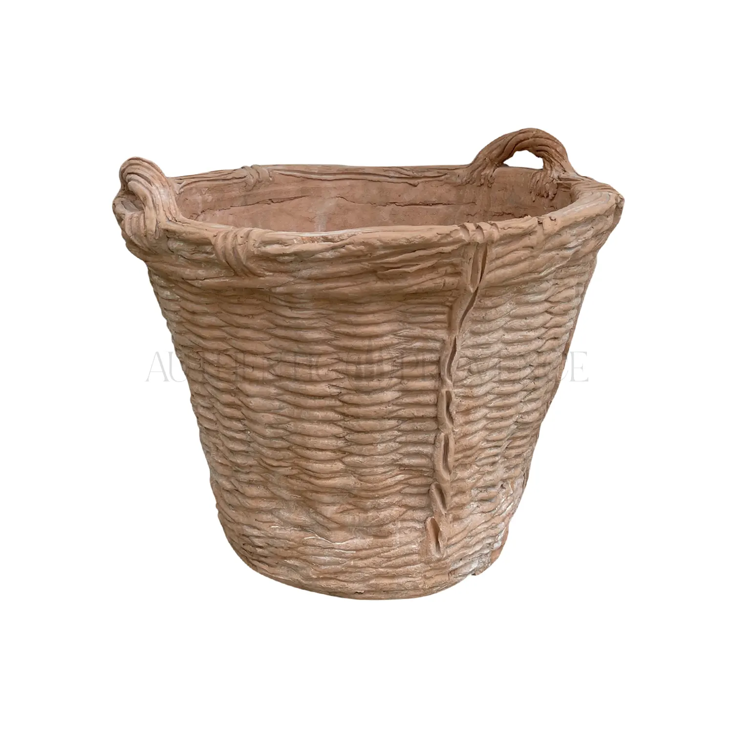 Petit Panier en Terre Cuite – Terracotta Basket Planter