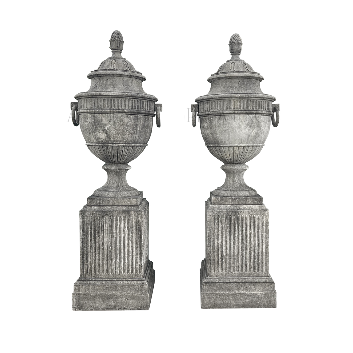 Pair of Directoire Style Urn Finials