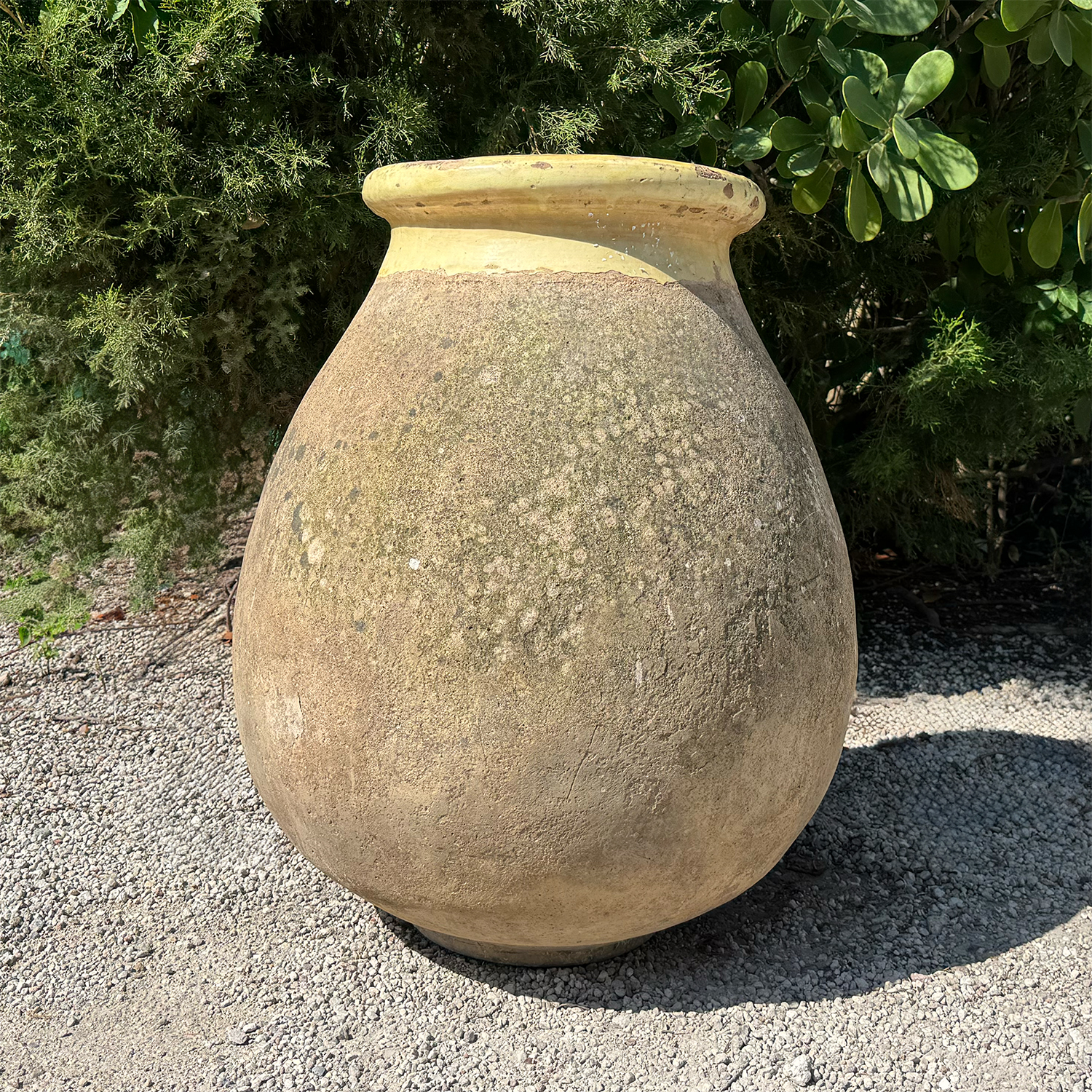 Antique French Terracotta Biot Jar