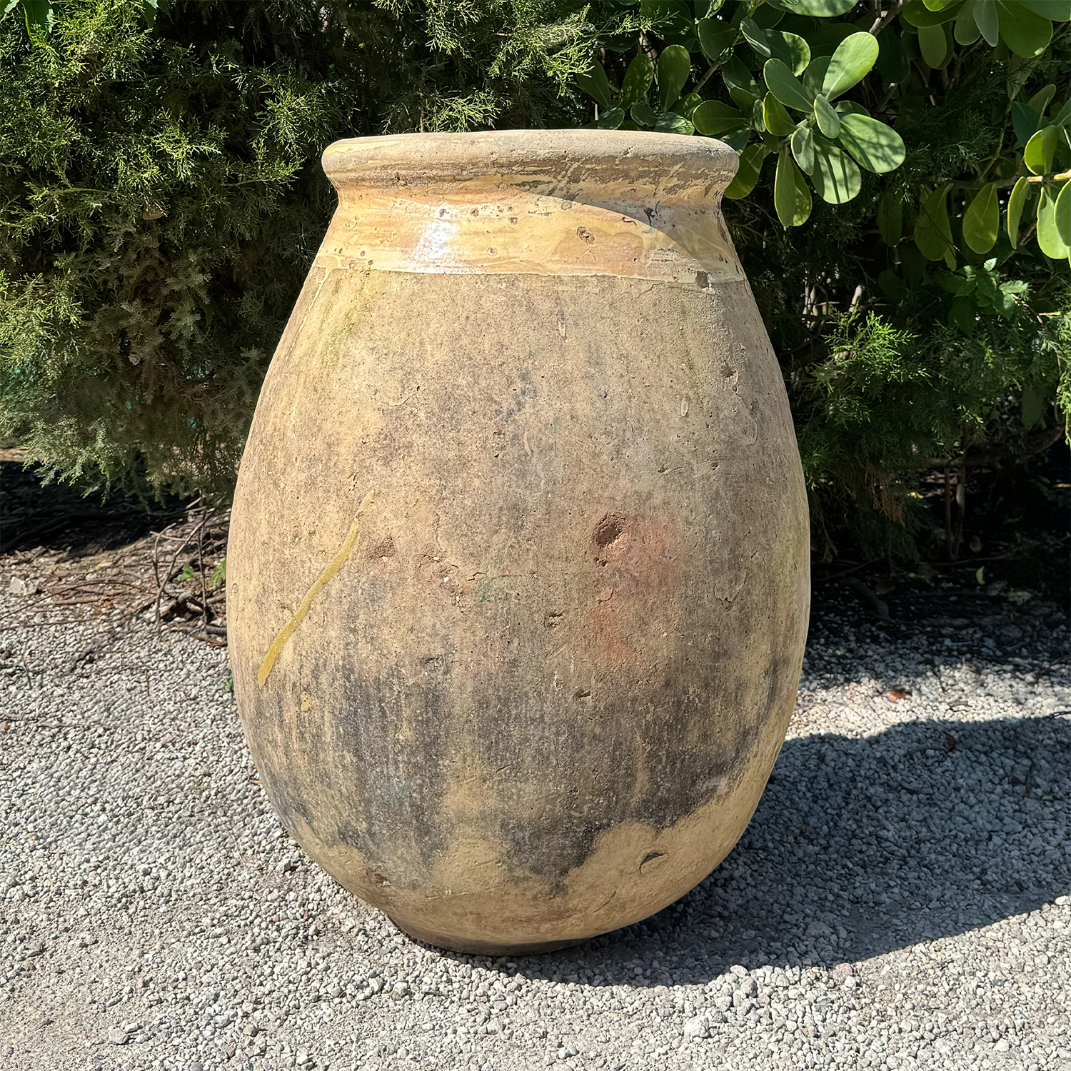 French Antique Terracotta Biot Jar