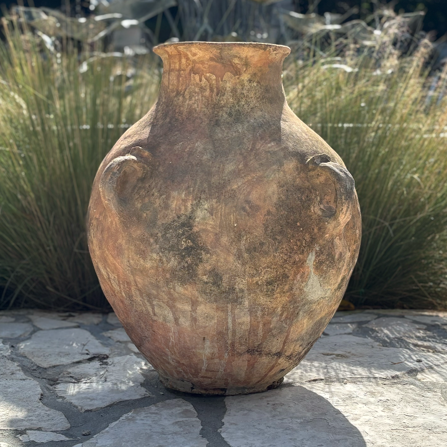 19th Century Greek Terracotta Jar with Natural Patina