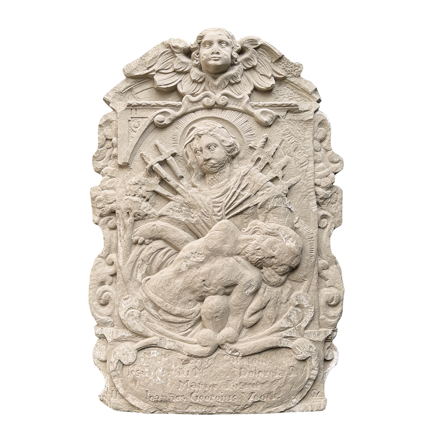 Antique Sandstone Relief