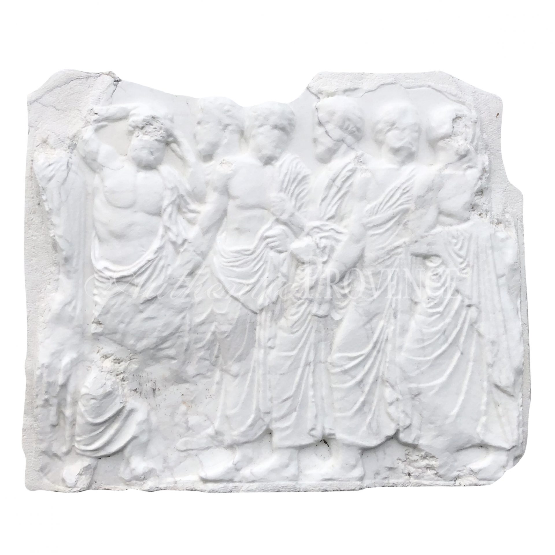 20th Century European Parthenon Statuario Marble Relief – Antique Décor