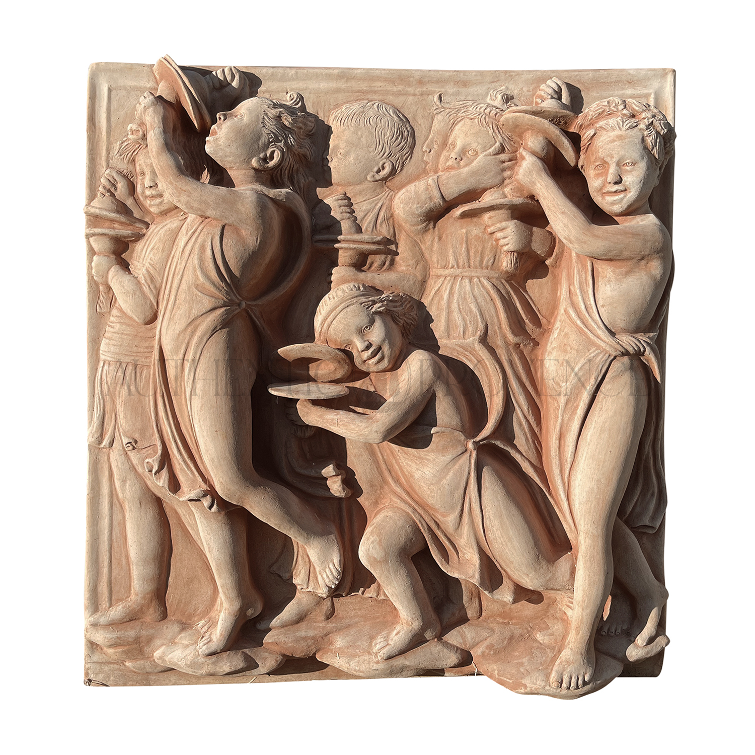 Tuscan Terracotta Della Robbia Panel