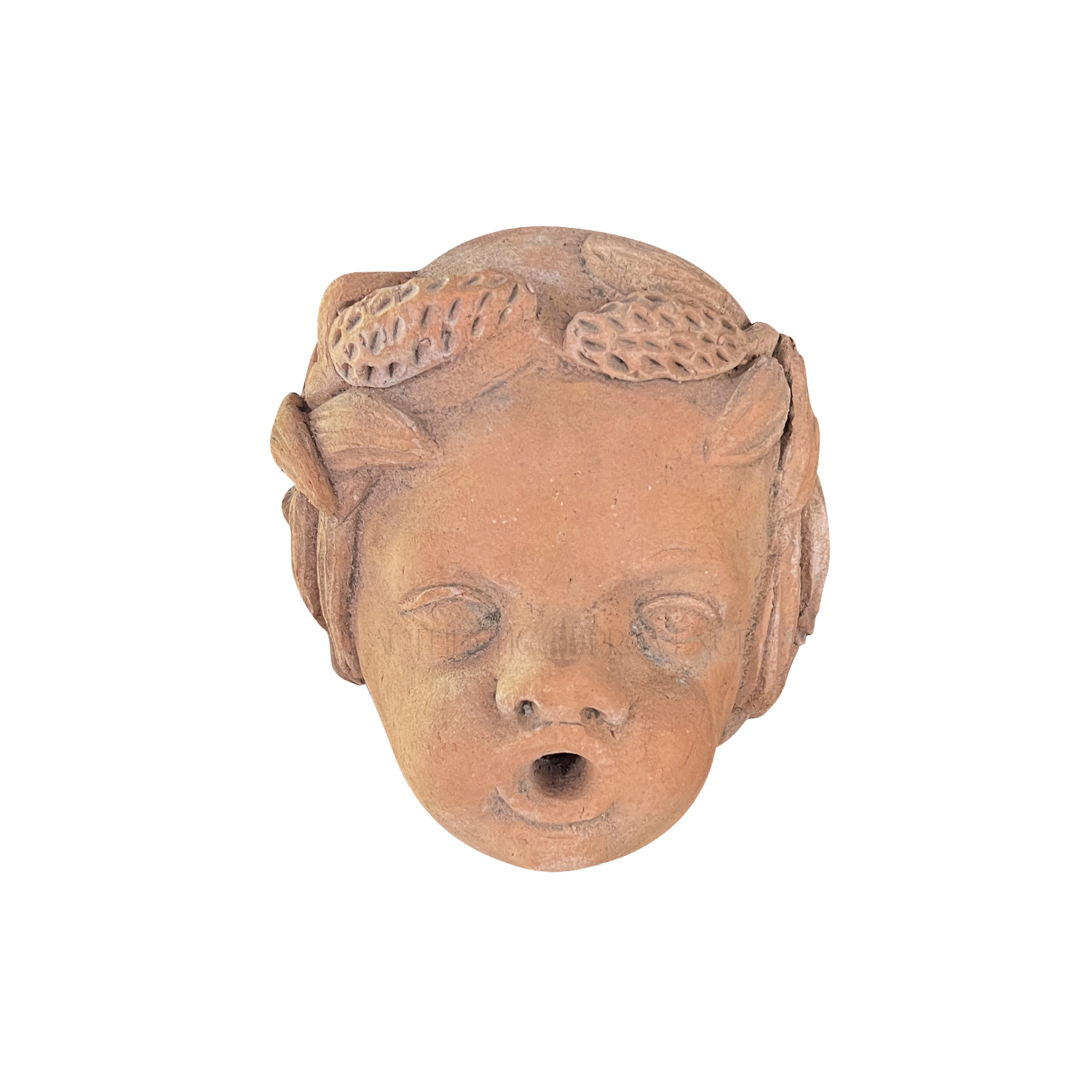 Terracotta Cherub Mask