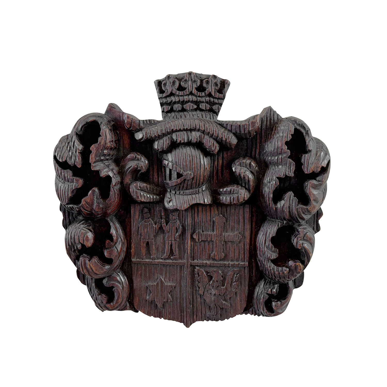 19th Century Heraldic Shield Plaque