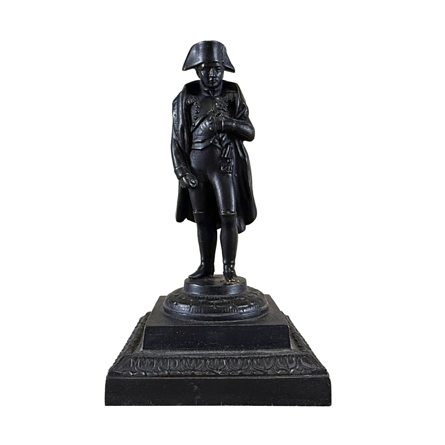 Circa 1810 Napoleon Figure in Bronze mounted on Square Base, France