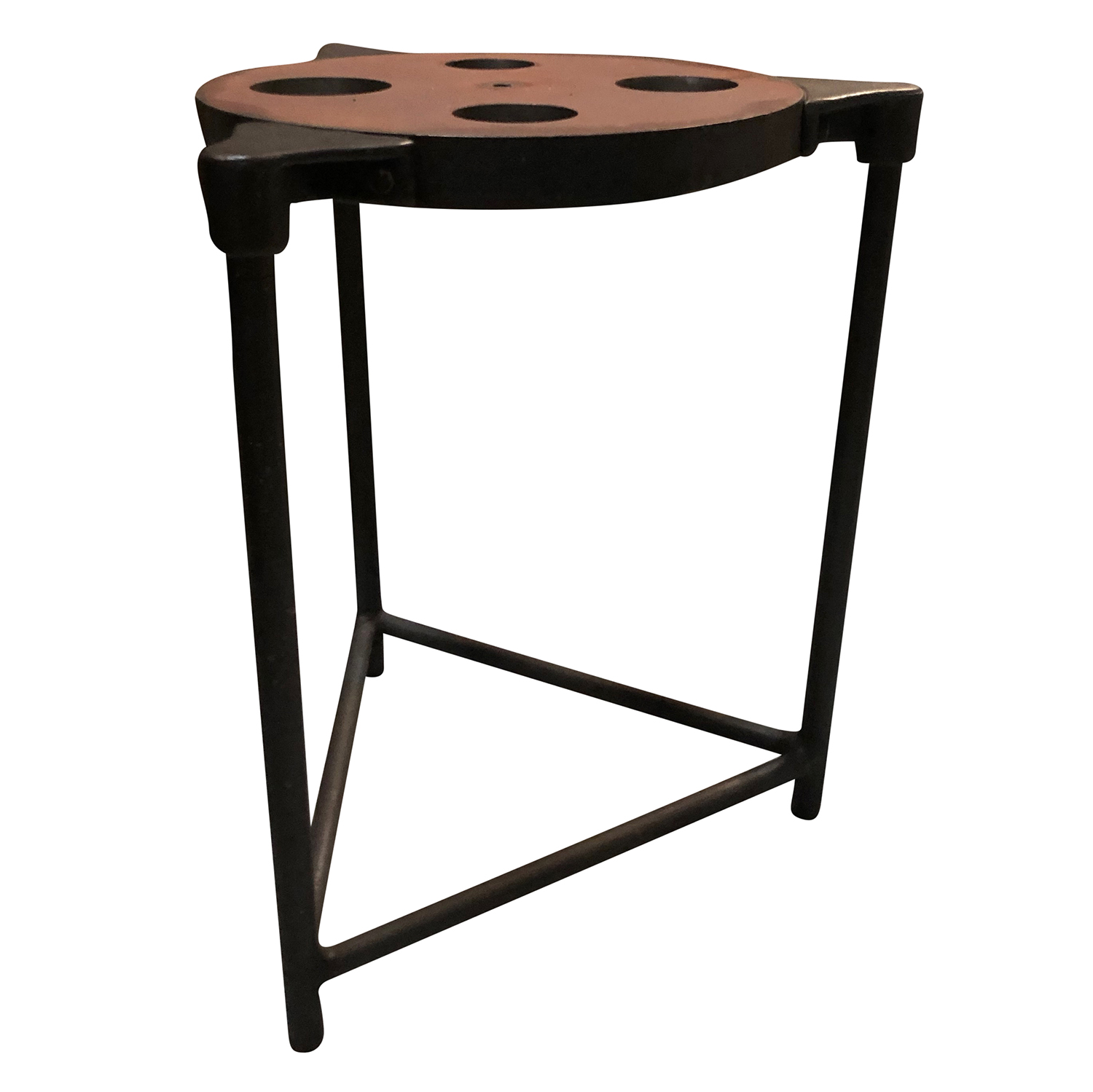 20th Century American Vintage Industrial Machinist Table – Metal Side Table