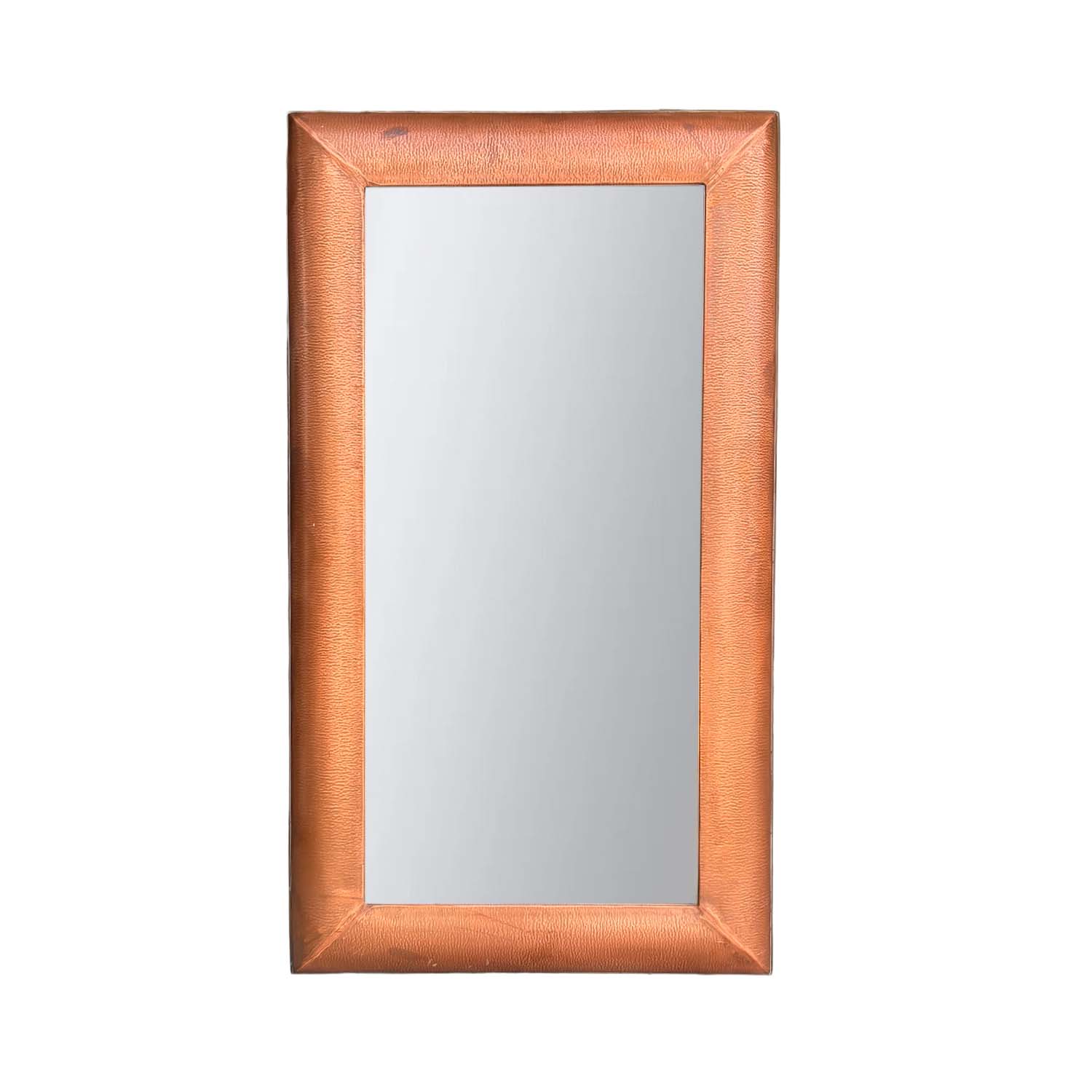 A Contemporary Rectangular Copper Mirror
