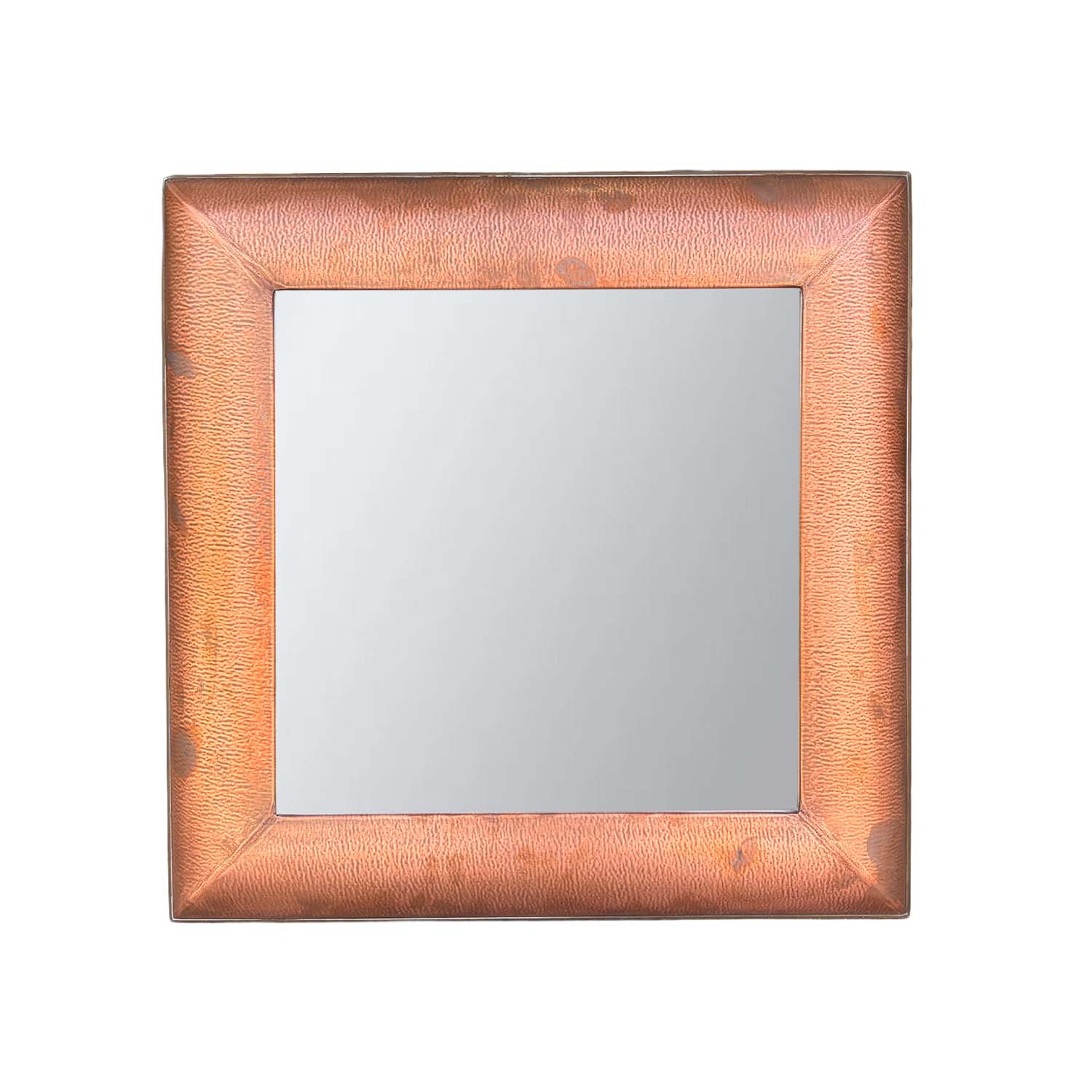 A Contemporary Square Copper Mirror from Belgium, Europe