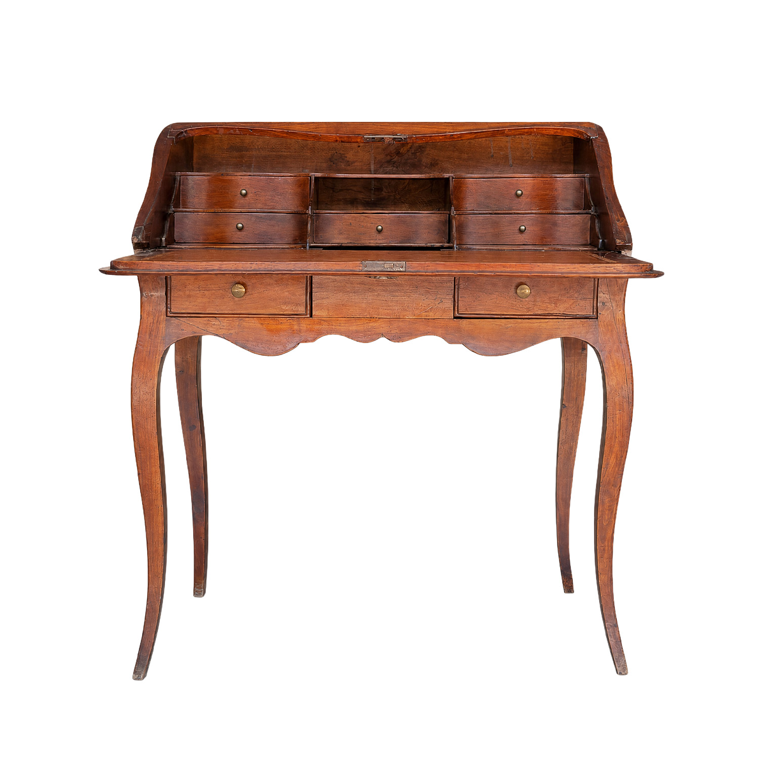 A Provencial Walnut Dropfront Secretaire De Dame, Provence Style