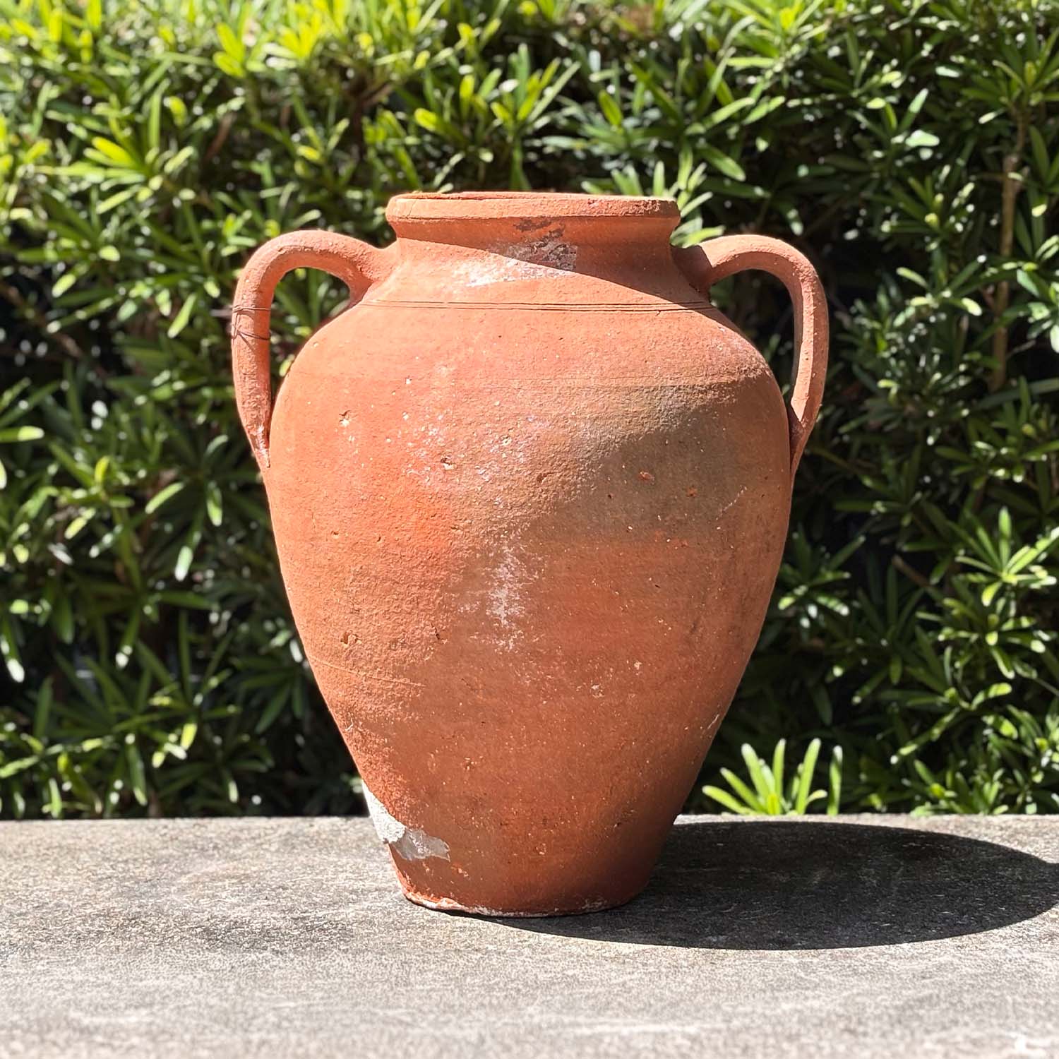 Handcrafted Provincial Terracotta Vessel with Aged Patina